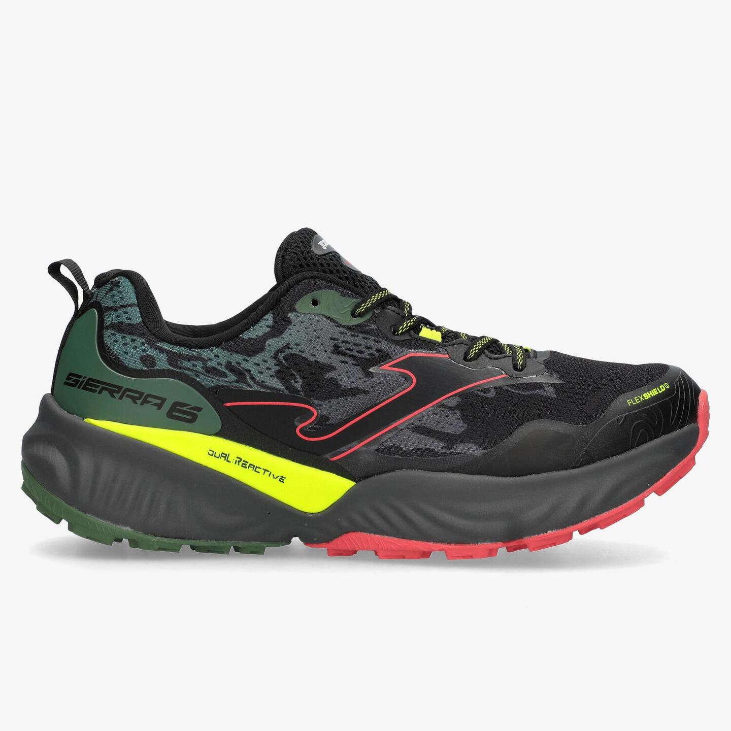 Joma Sierra Negro Zapatillas Trail Hombre Sprinter Sprinter MKP