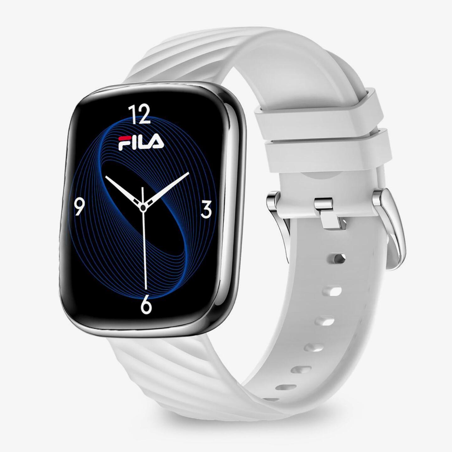 Pulsometro Fila Branco Smartwatch Running Sport Zone