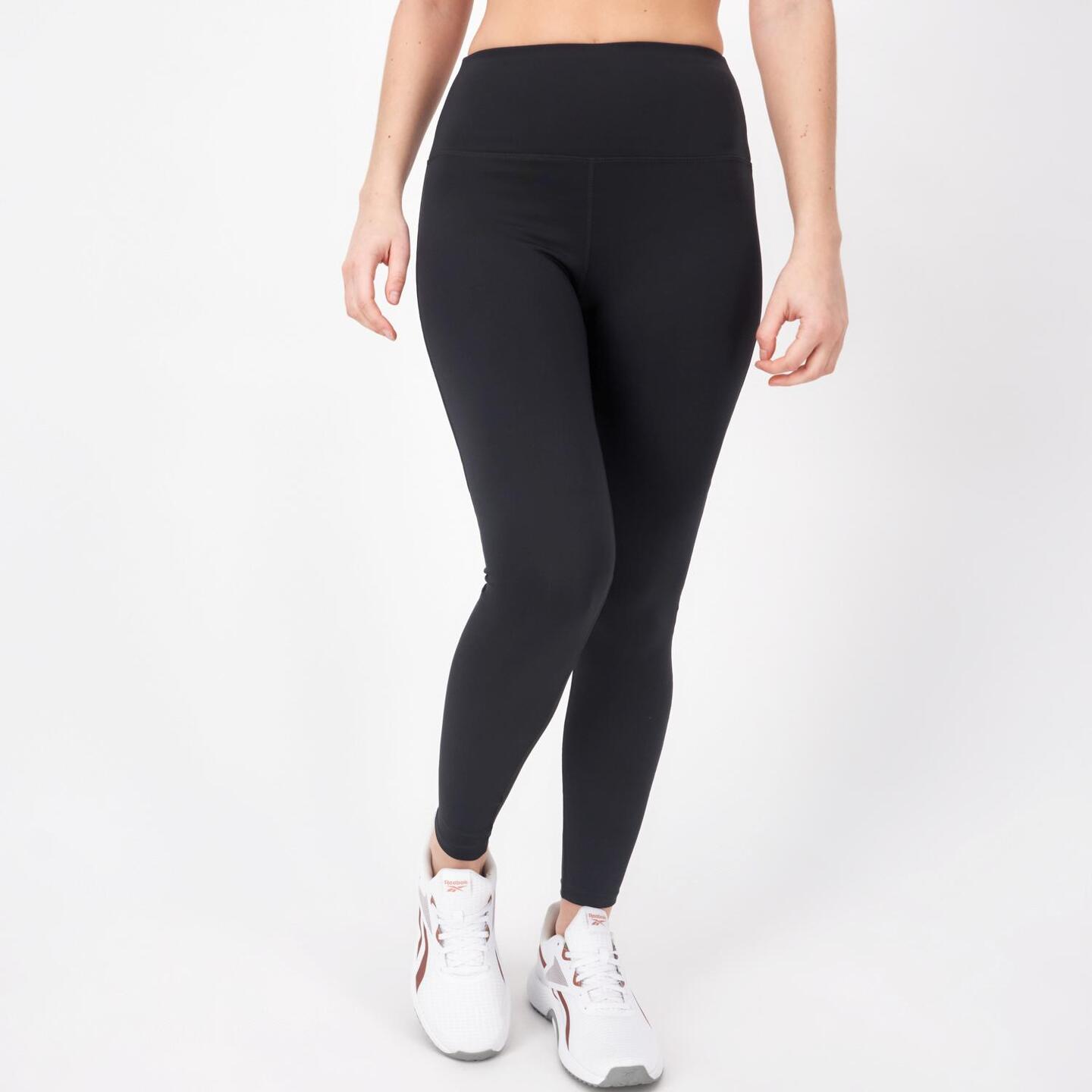 Mallas Reebok - negro - Leggings Transparencias Mujer