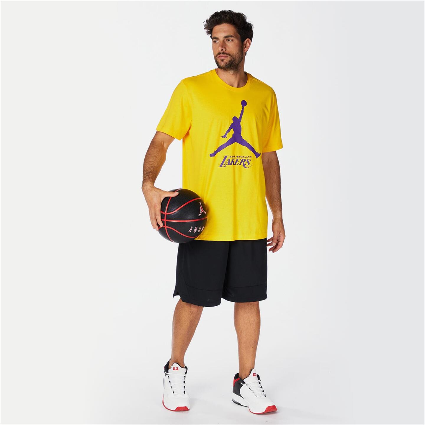 Jordan Lakers - amarillo - Camisola Basquetebol Homem