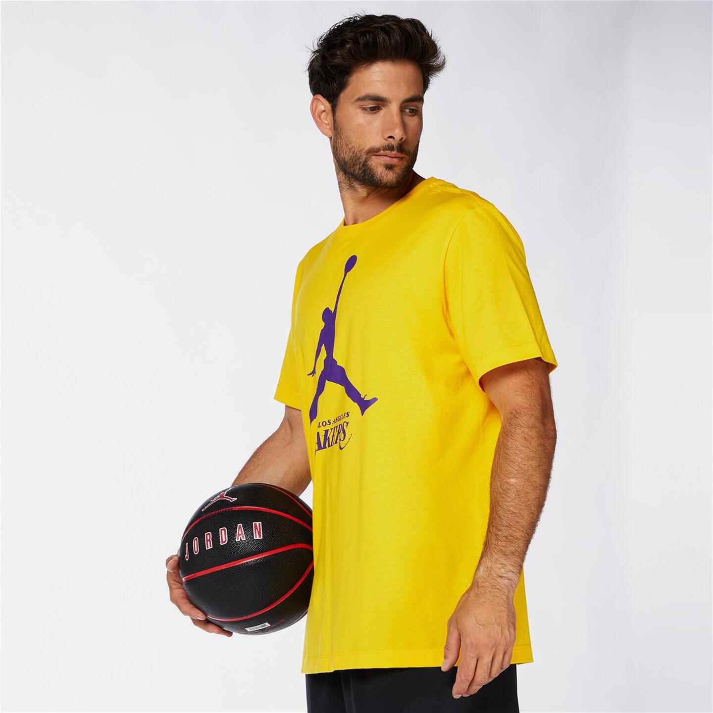 Jordan Lakers - amarillo - Camiseta Baloncesto Hombre