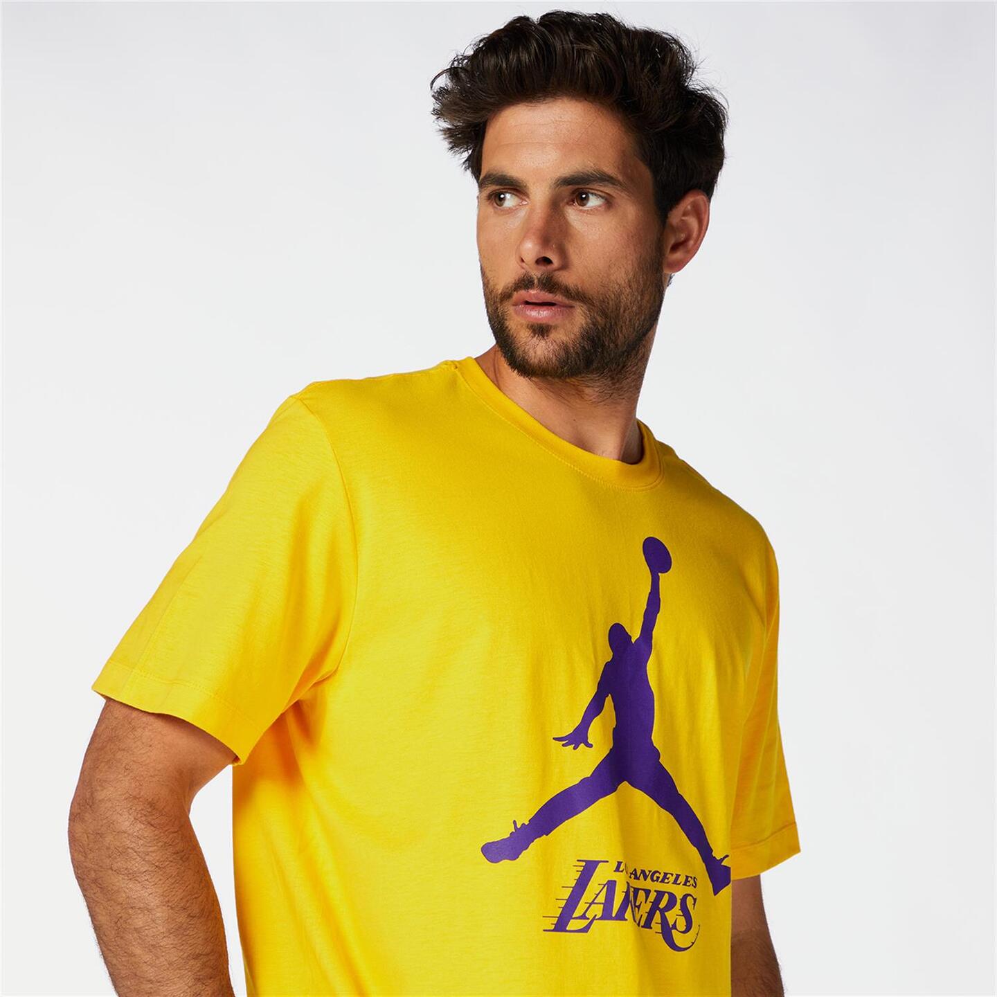 Jordan Lakers - amarillo - Camiseta Baloncesto Hombre