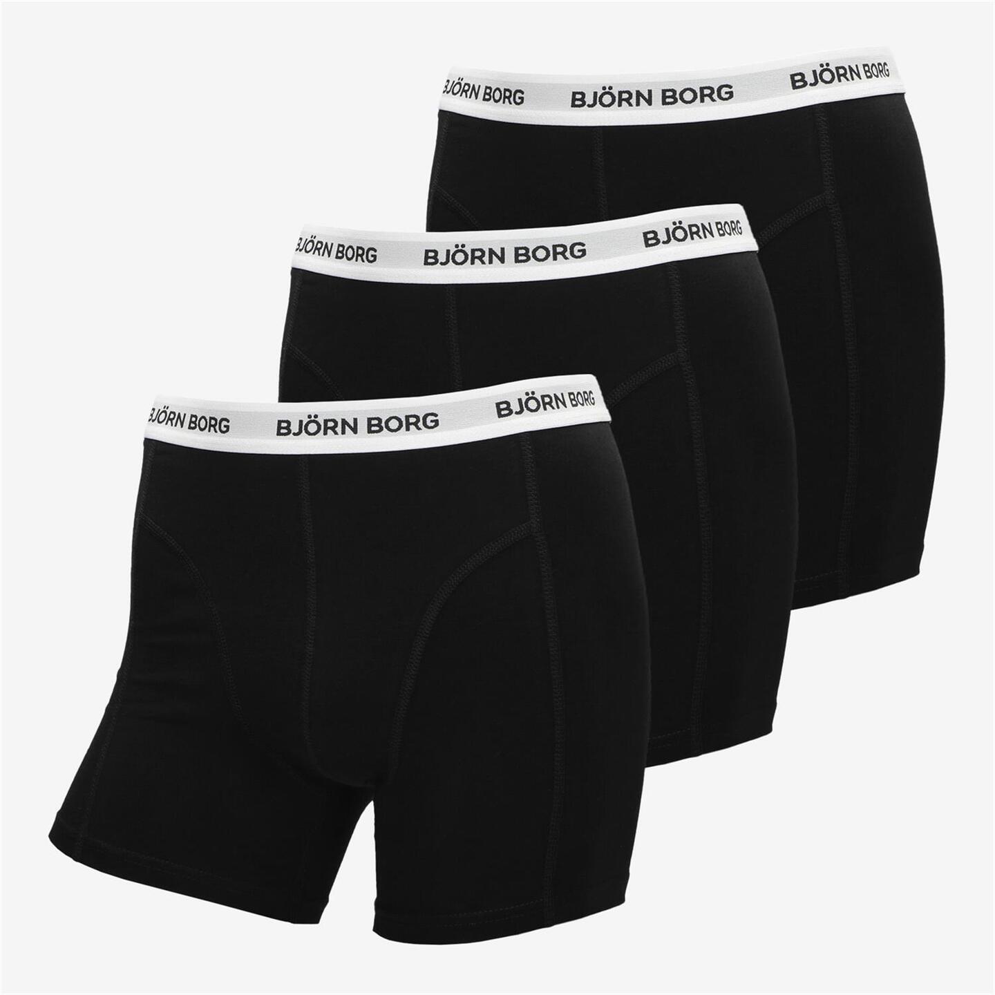 Björn Borg Stretch - negro - Calzoncillos Bóxer Hombre