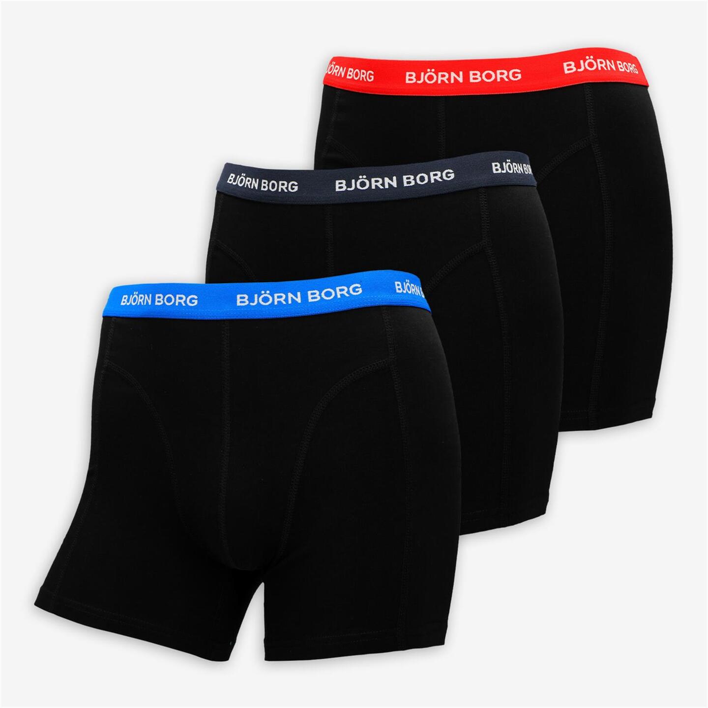 Bjorn Borg Stretch Negro Calzoncillos Boxer Hombre Sprinter