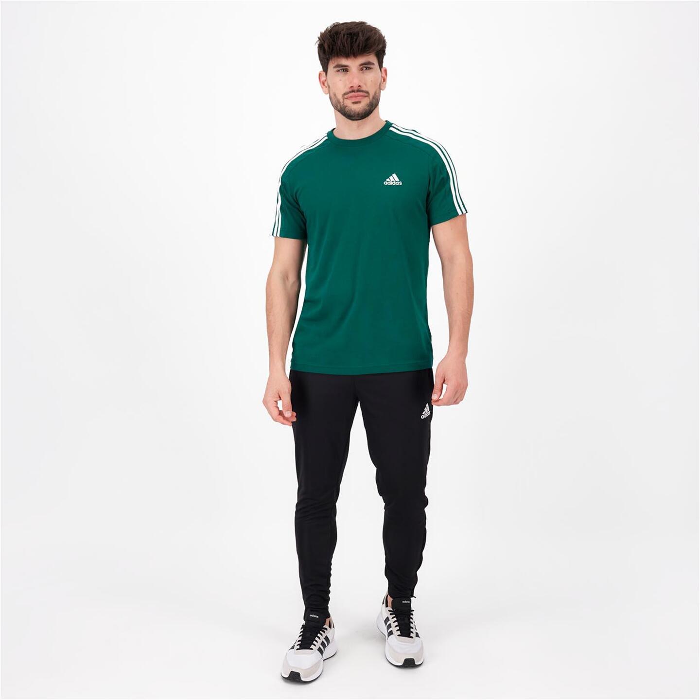 adidas 3s Multi - verde - Camiseta Hombre