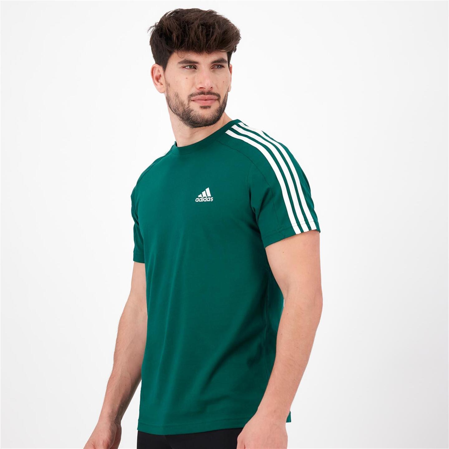 adidas 3s Multi - verde - Camiseta Hombre