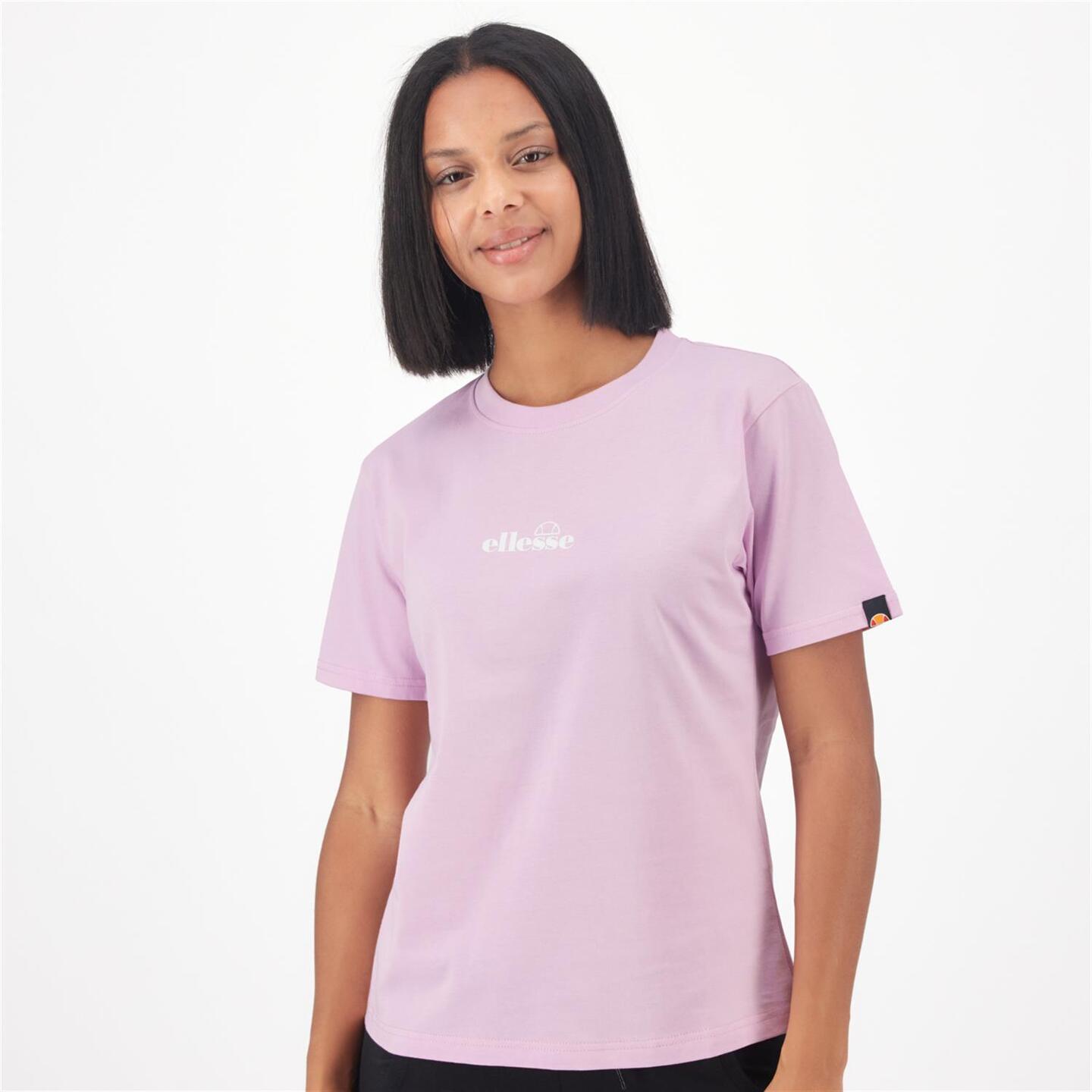 Ellesse Small Logo - rosa - Camiseta Mujer