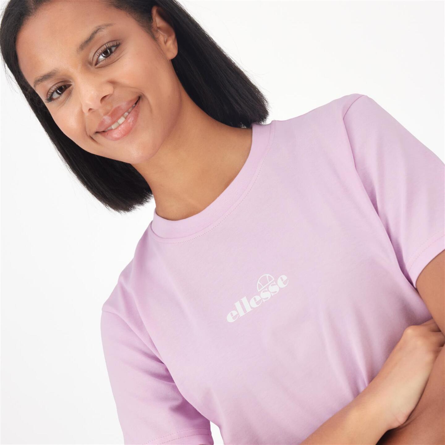 Ellesse Small Logo - rosa - Camiseta Mujer