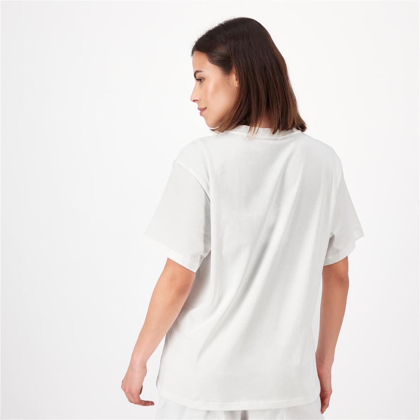 Ellesse Varsity Logo - blanco - Camiseta Oversize Mujer