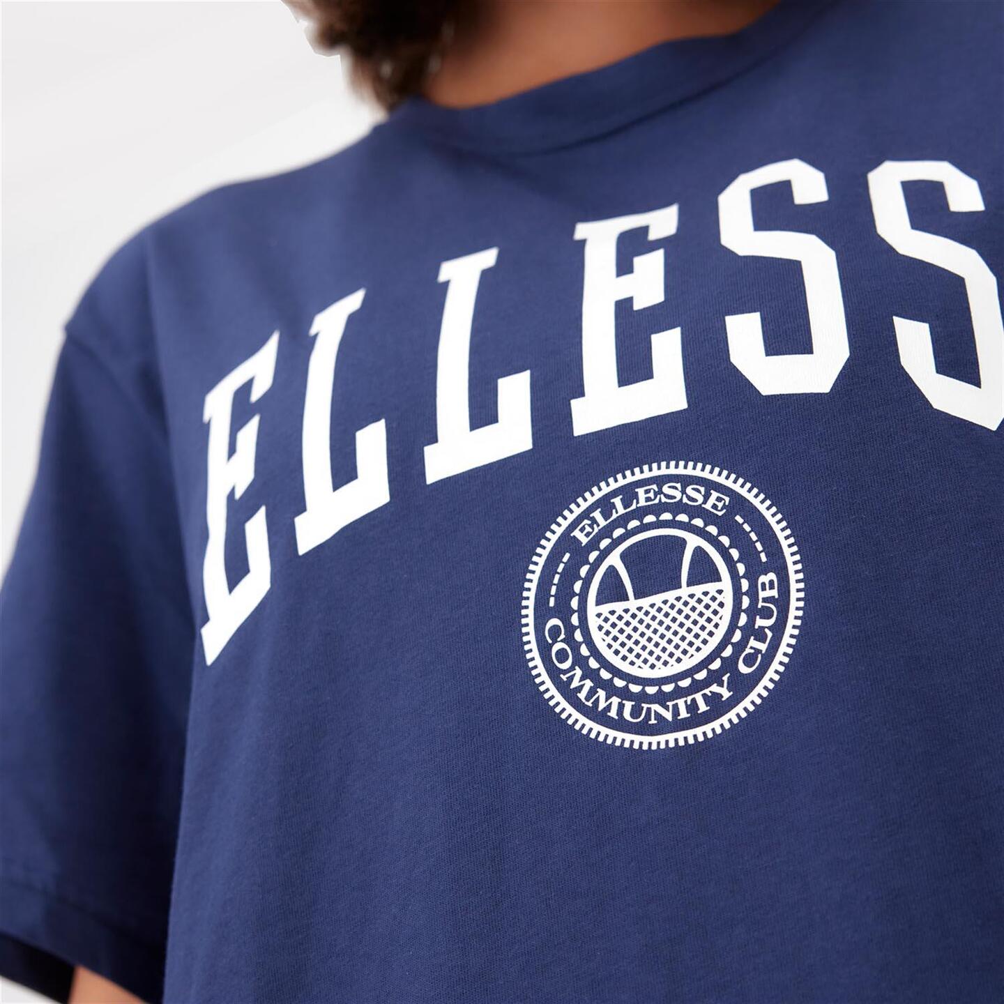 Ellesse Varsity Logo - azul - Camiseta Oversize Mujer