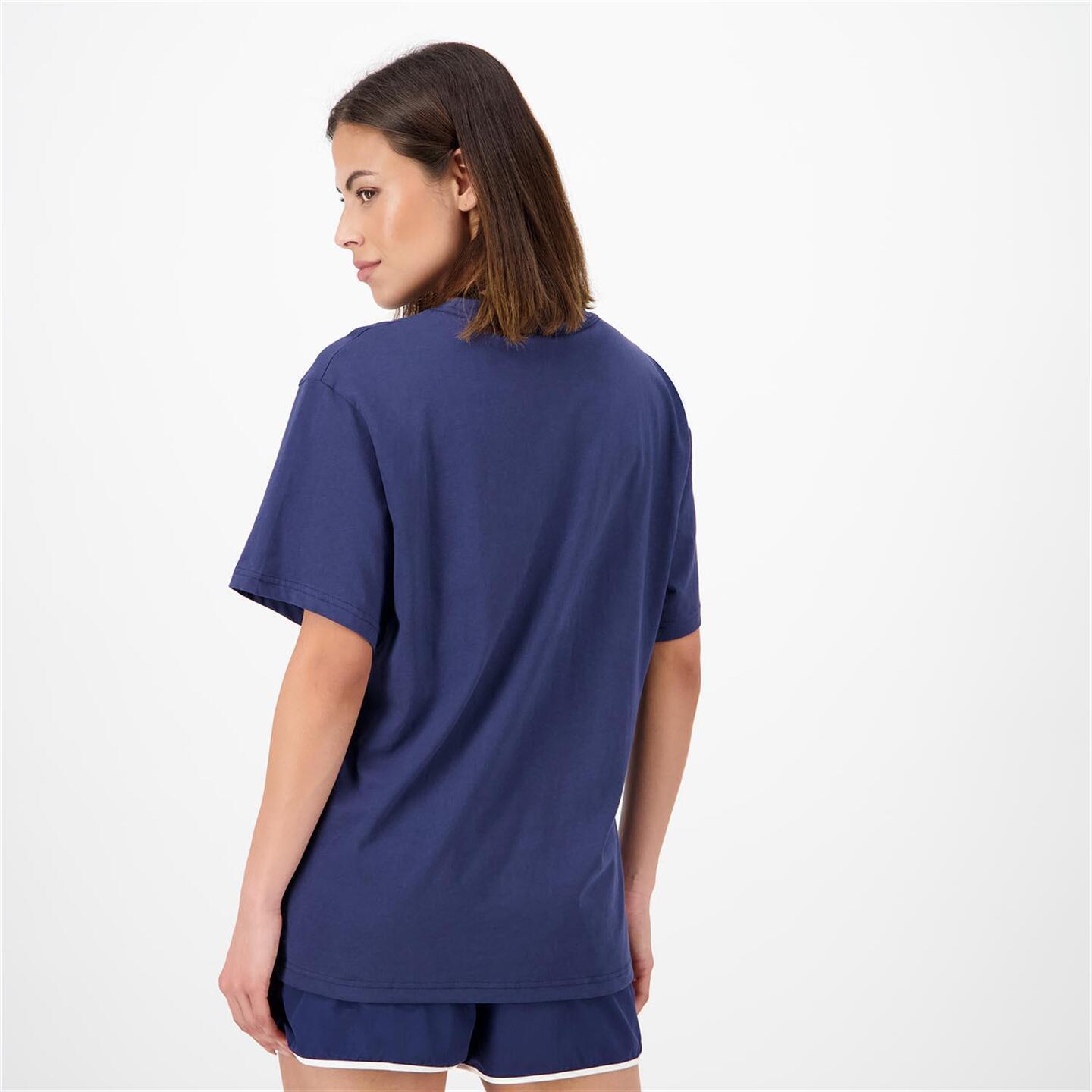 Ellesse Varsity Logo - azul - Camiseta Oversize Mujer