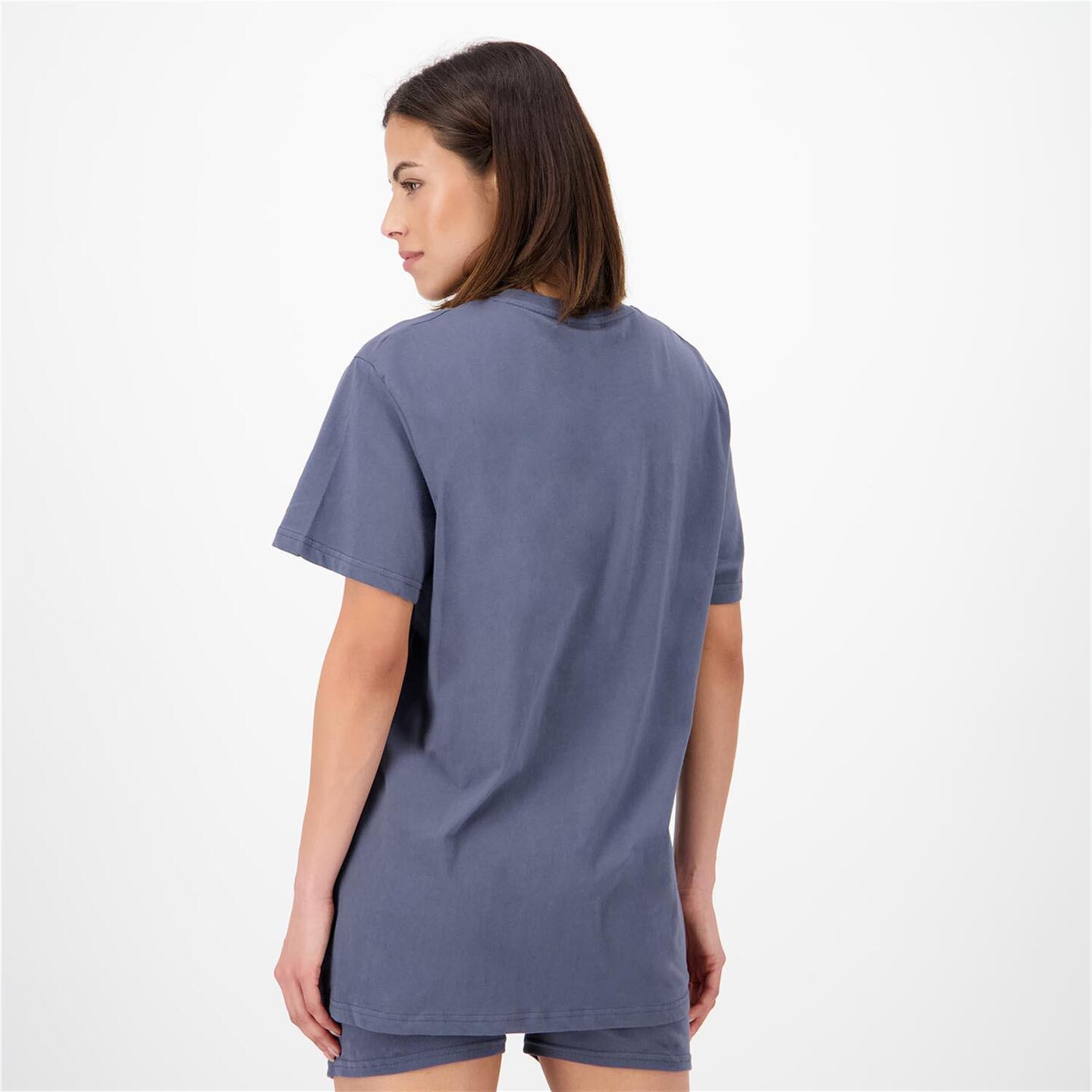 Ellesse Logo Colores - azul - Camiseta Oversize Mujer