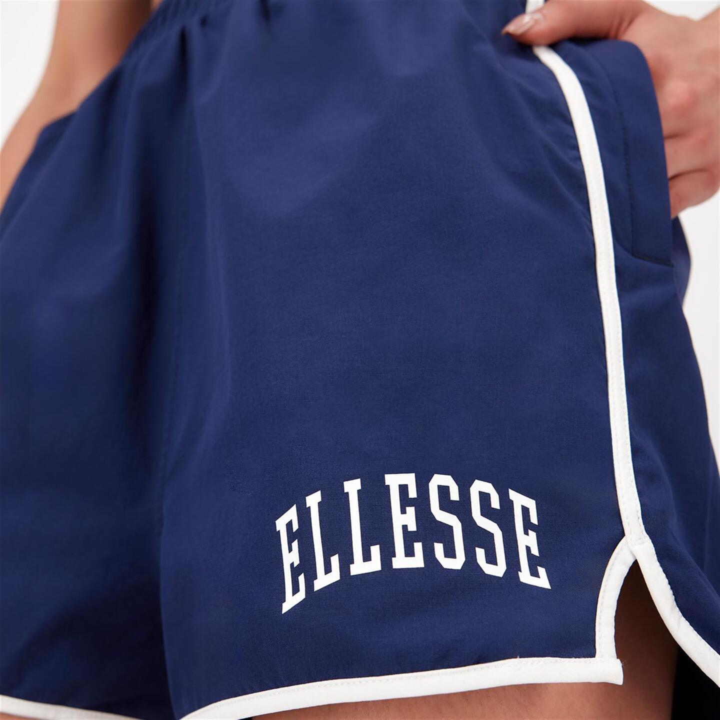 Ellesse Varsity - azul - Calções Cintura Alta Mulher