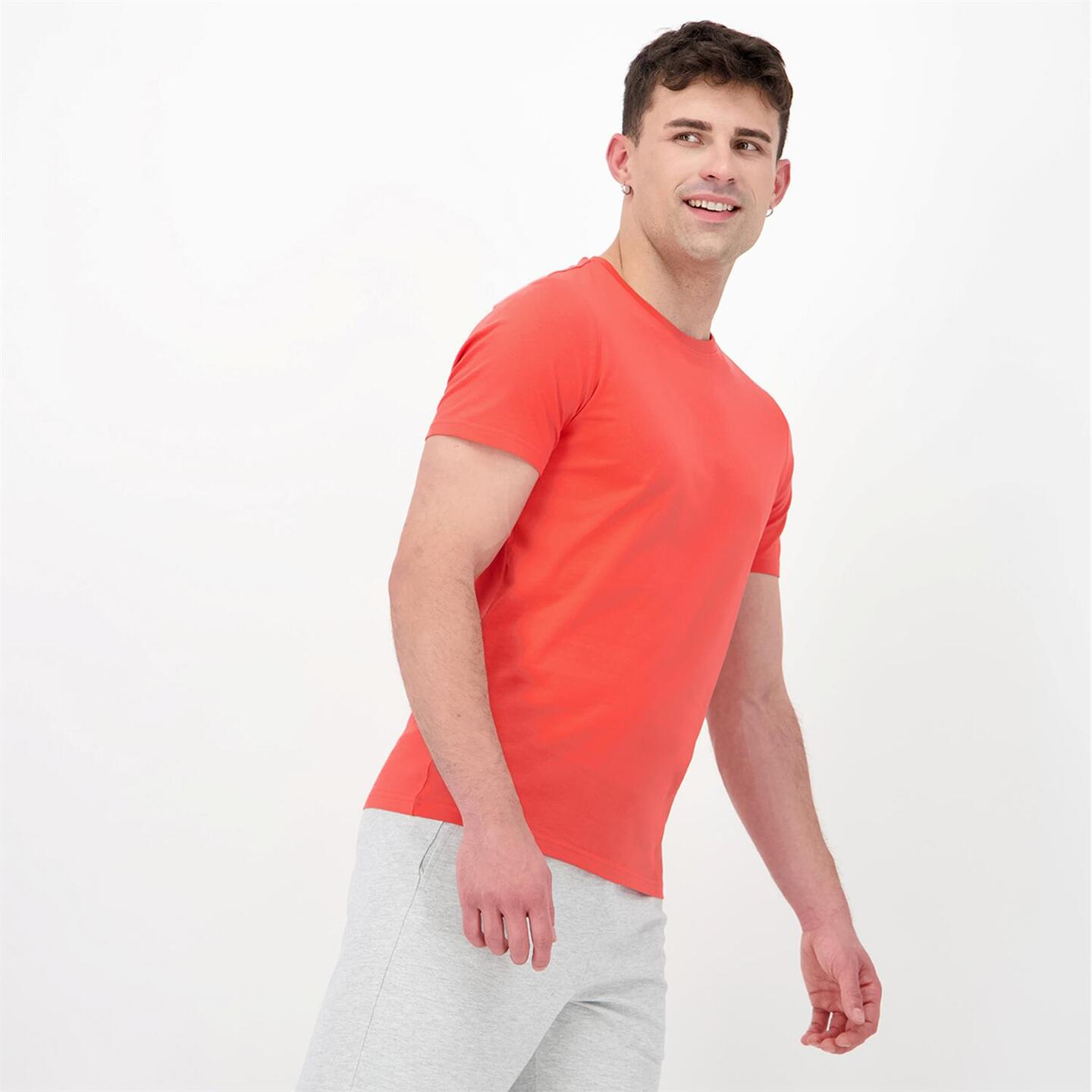 Camiseta Basica Up Rojo Camiseta Algodon Hombre Sprinter