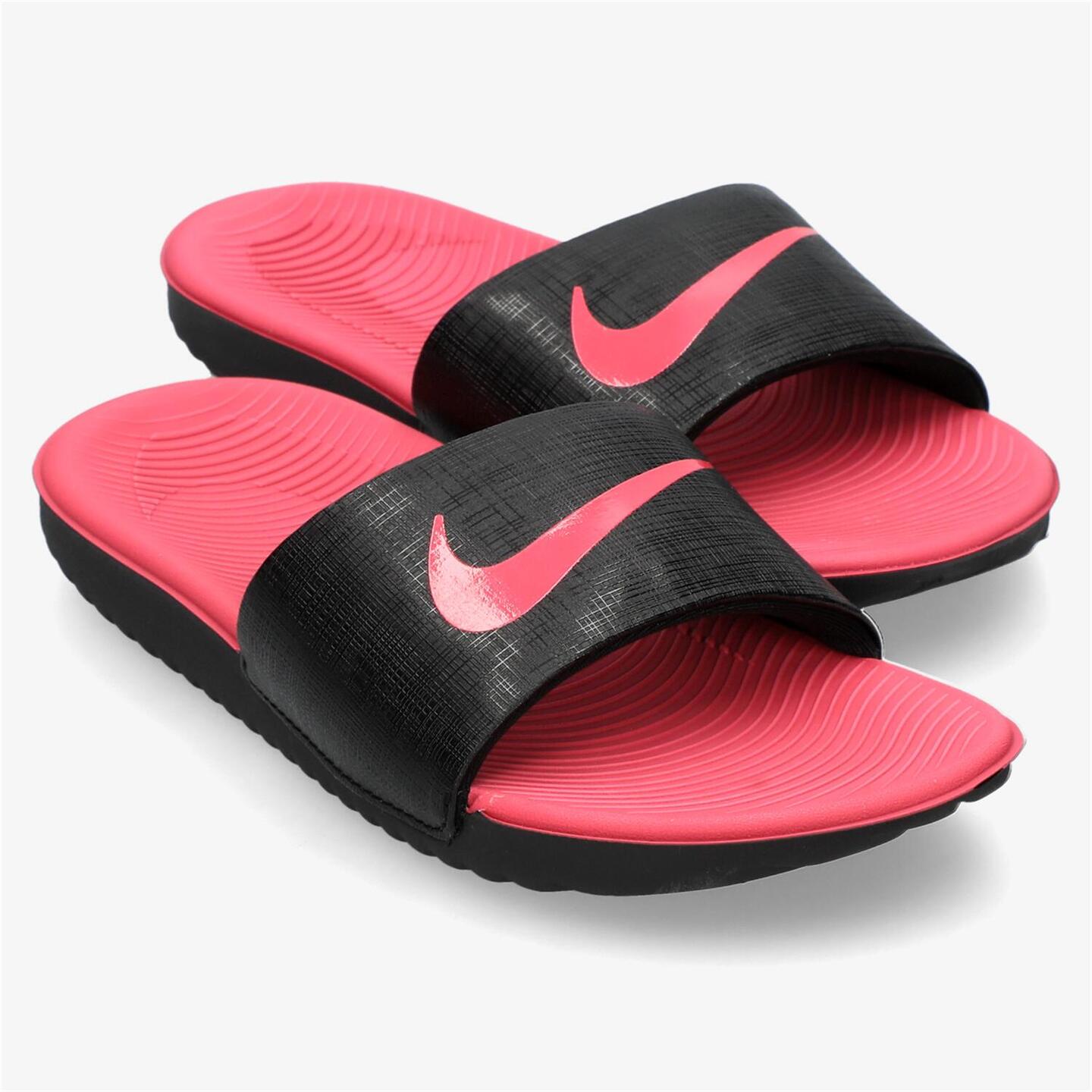 Nike Kawa Negro Chanclas Pala Nina Sprinter