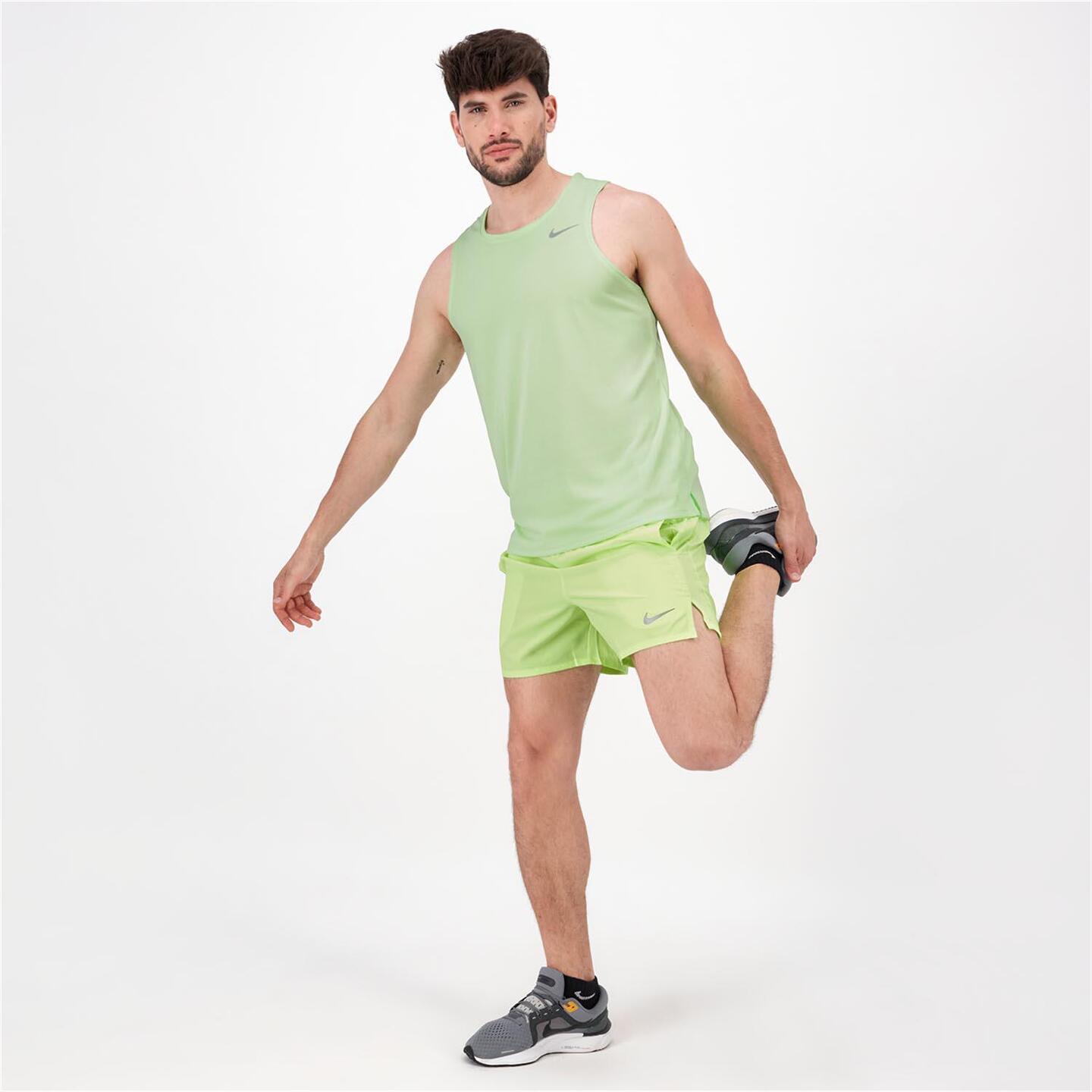 Nike Miler - verde - Camiseta Tank Top Hombre