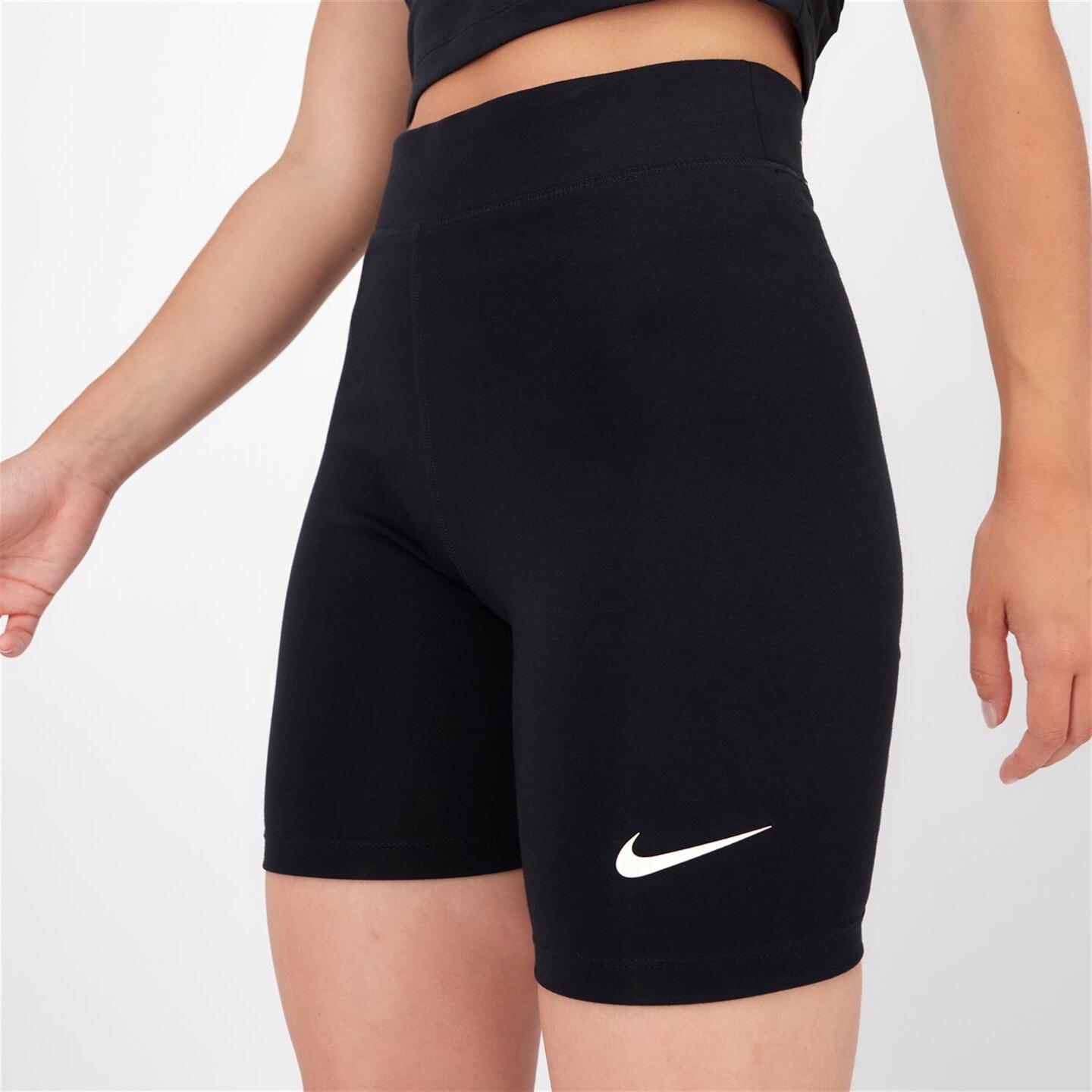 Mallas Cortas Nike - negro - Mallas Ciclista Mujer