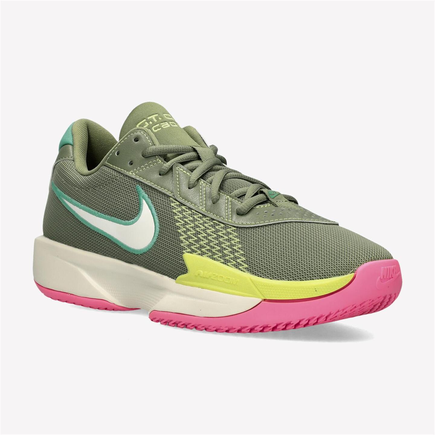 Nike Cut Academy - verde - Sapatilhas Basquetebol Homem