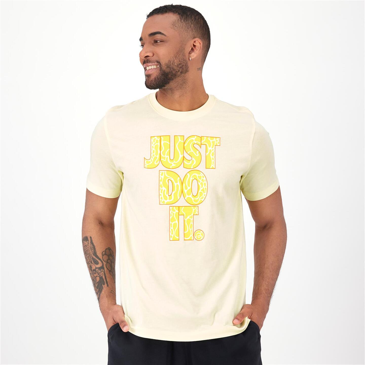 Nike Just Do It Amarillo Camiseta Hombre Sprinter