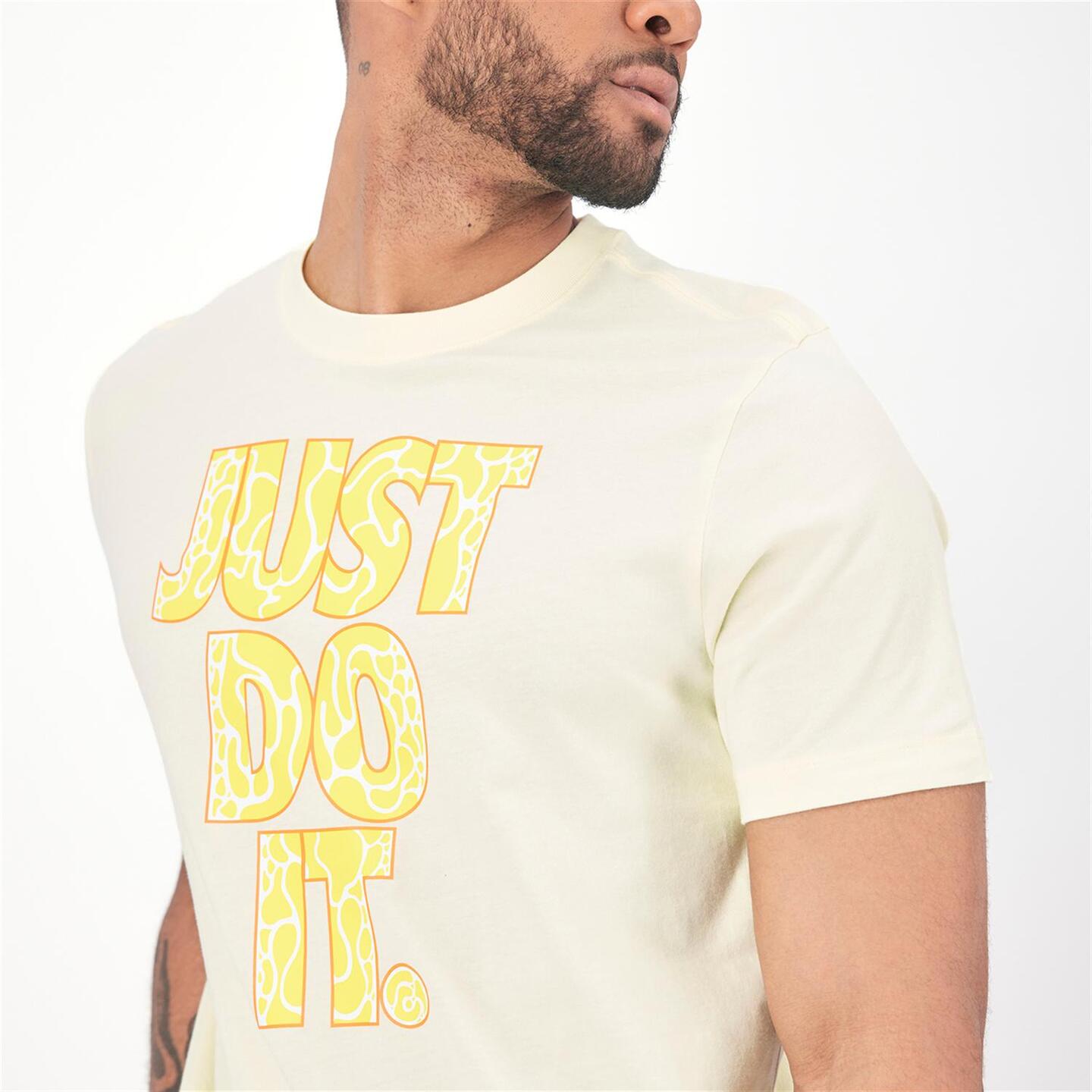 Nike Just Do It Amarillo Camiseta Hombre Sprinter