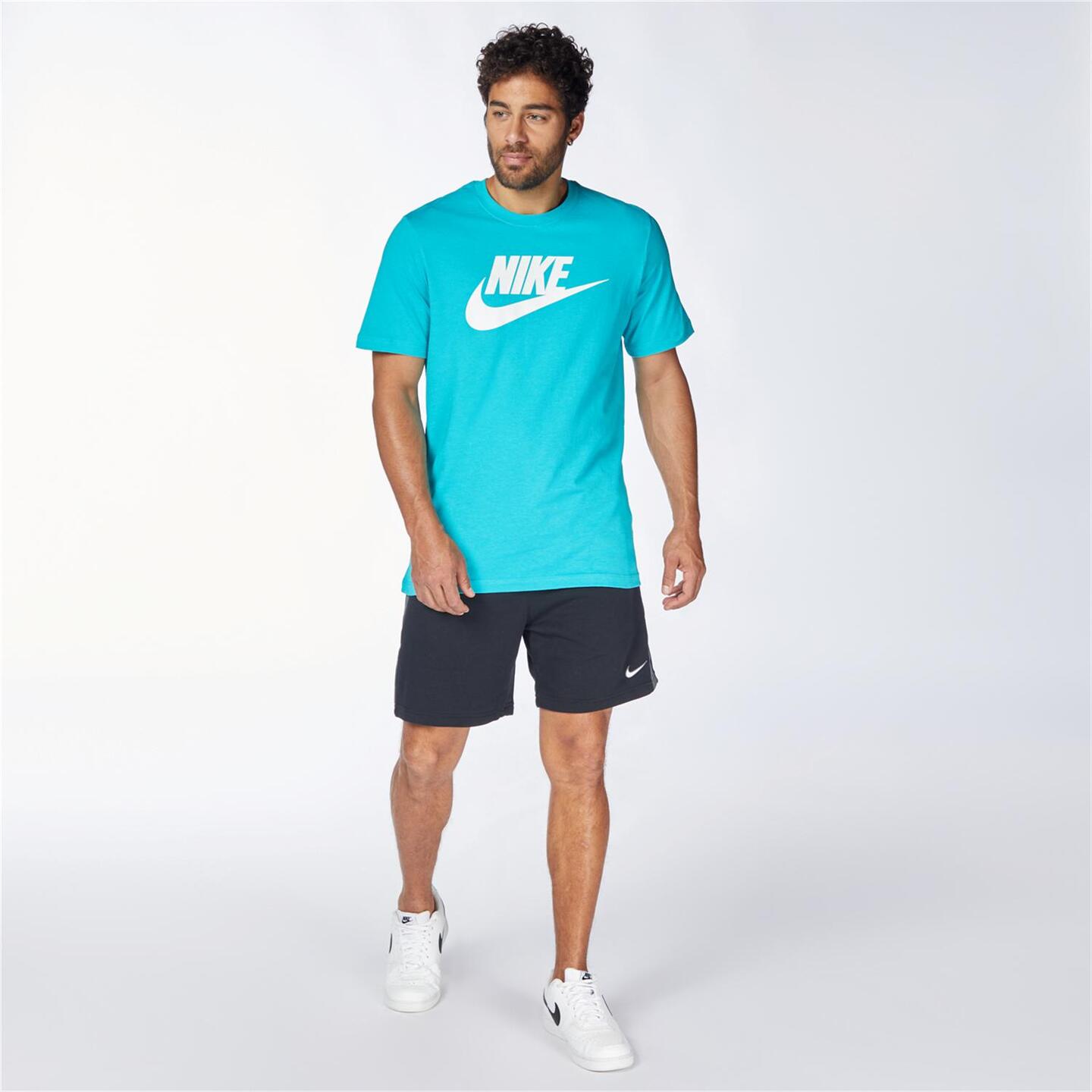 Nike Club Swoosh - azul - Camiseta Hombre