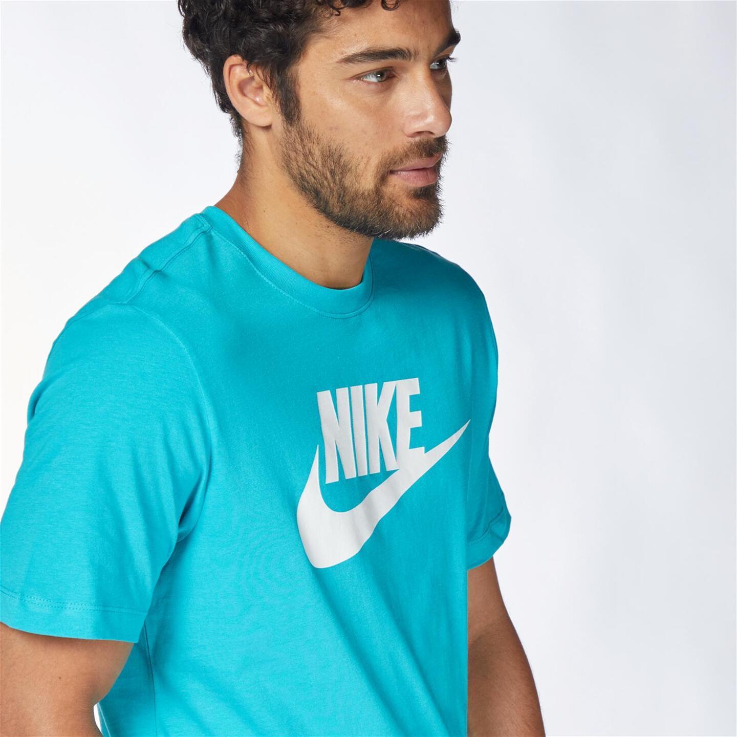 Nike Club Swoosh - azul - Camiseta Hombre