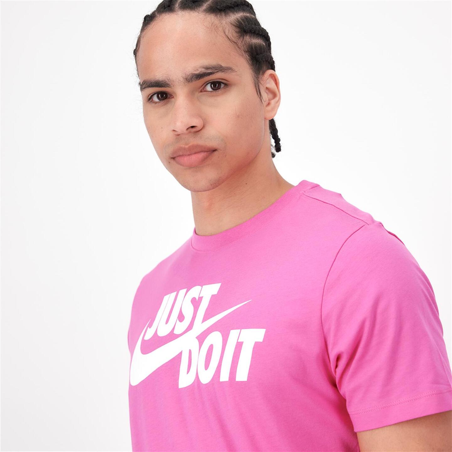 Nike Just Do It Fucsia Camiseta Hombre Sprinter