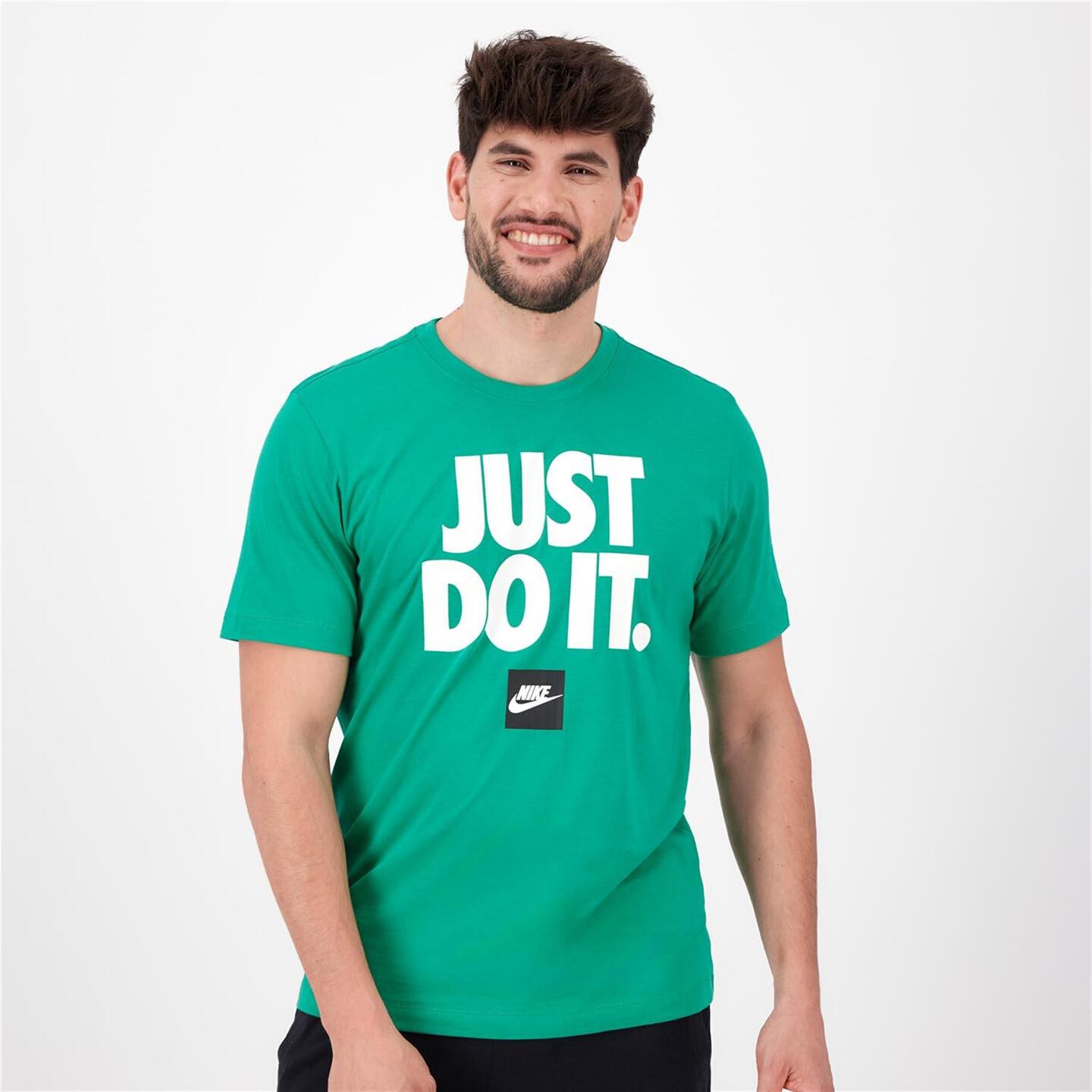 Nike Just Do It - verde - Camiseta Hombre