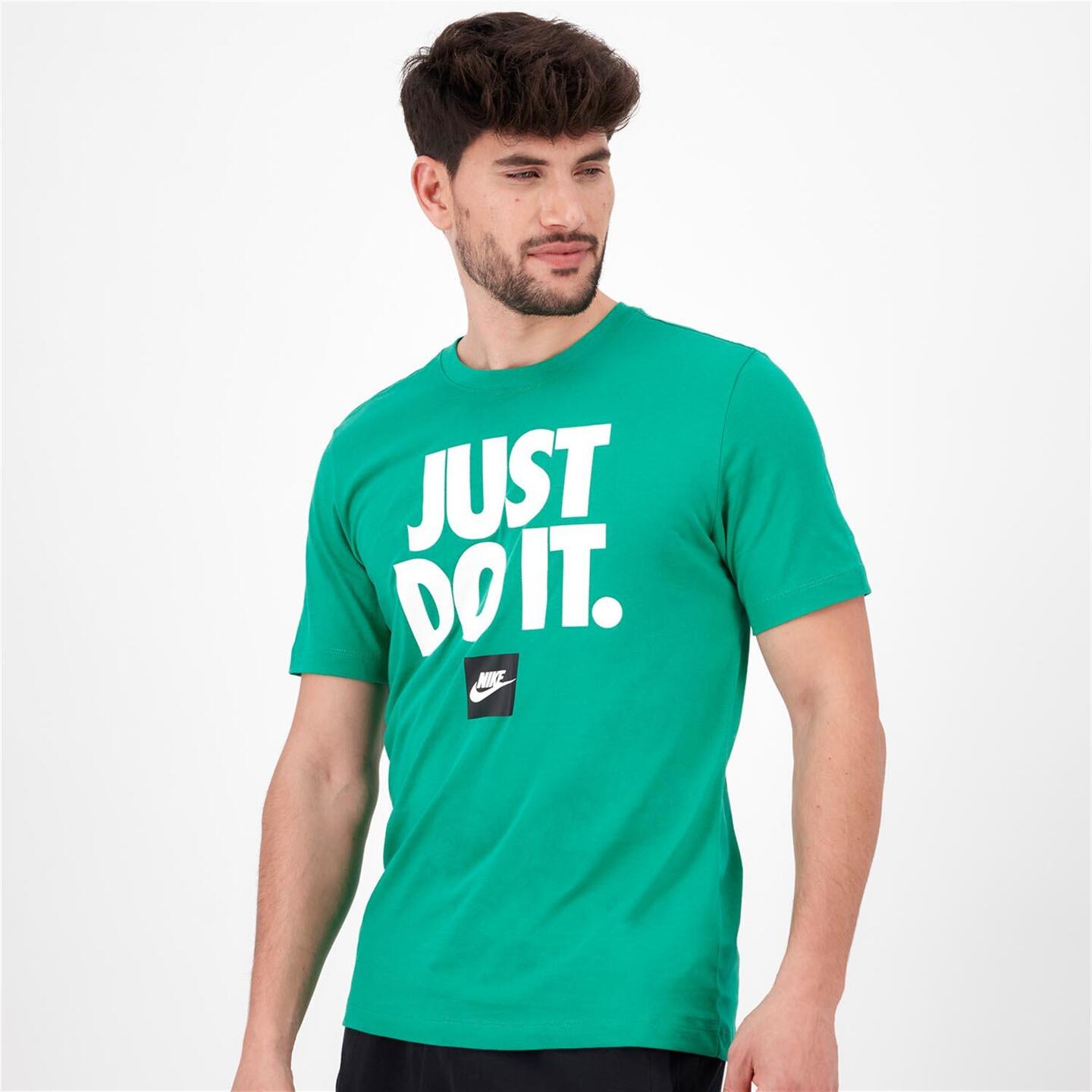 Nike Just Do It - verde - Camiseta Hombre