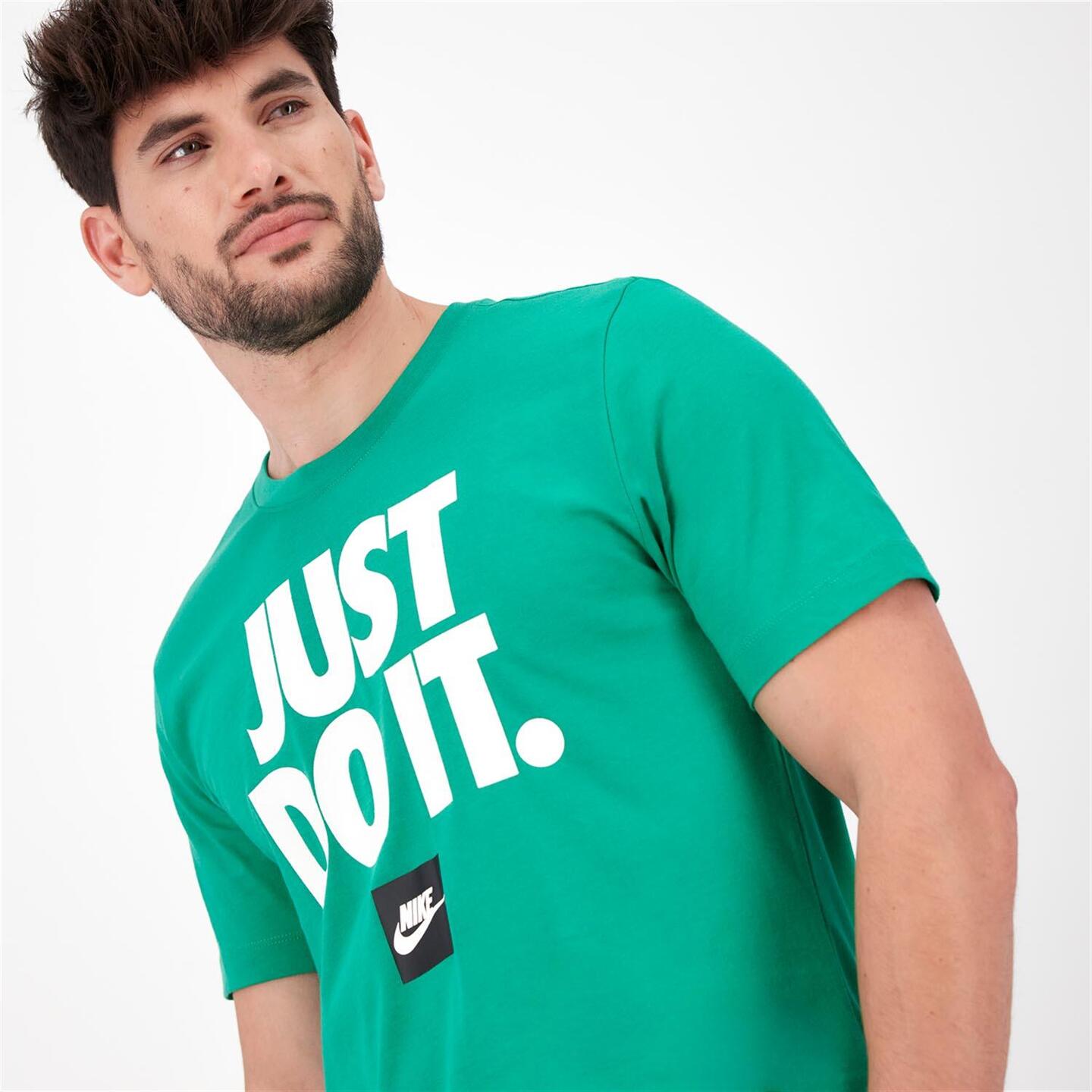 Nike Just Do It - verde - Camiseta Hombre