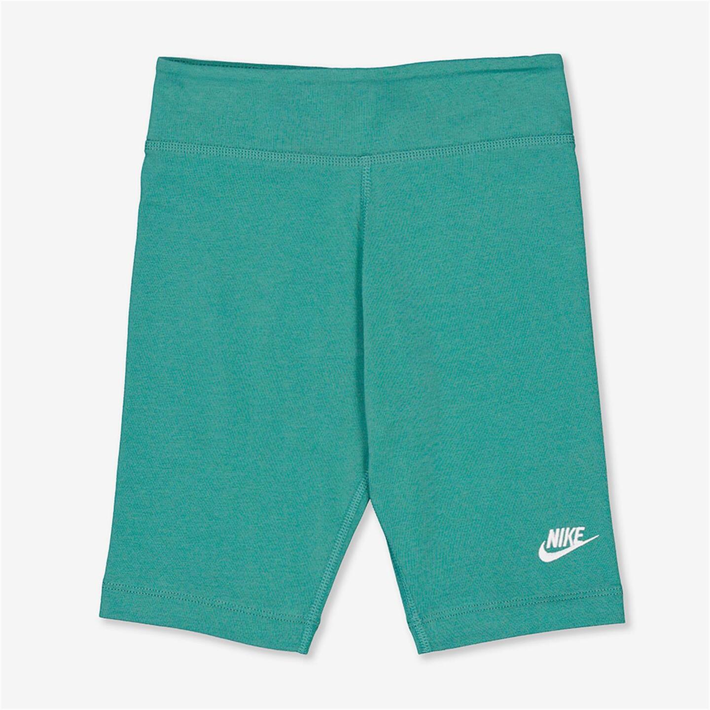 Mallas Cortas Nike - verde - Mallas Ciclista Niña