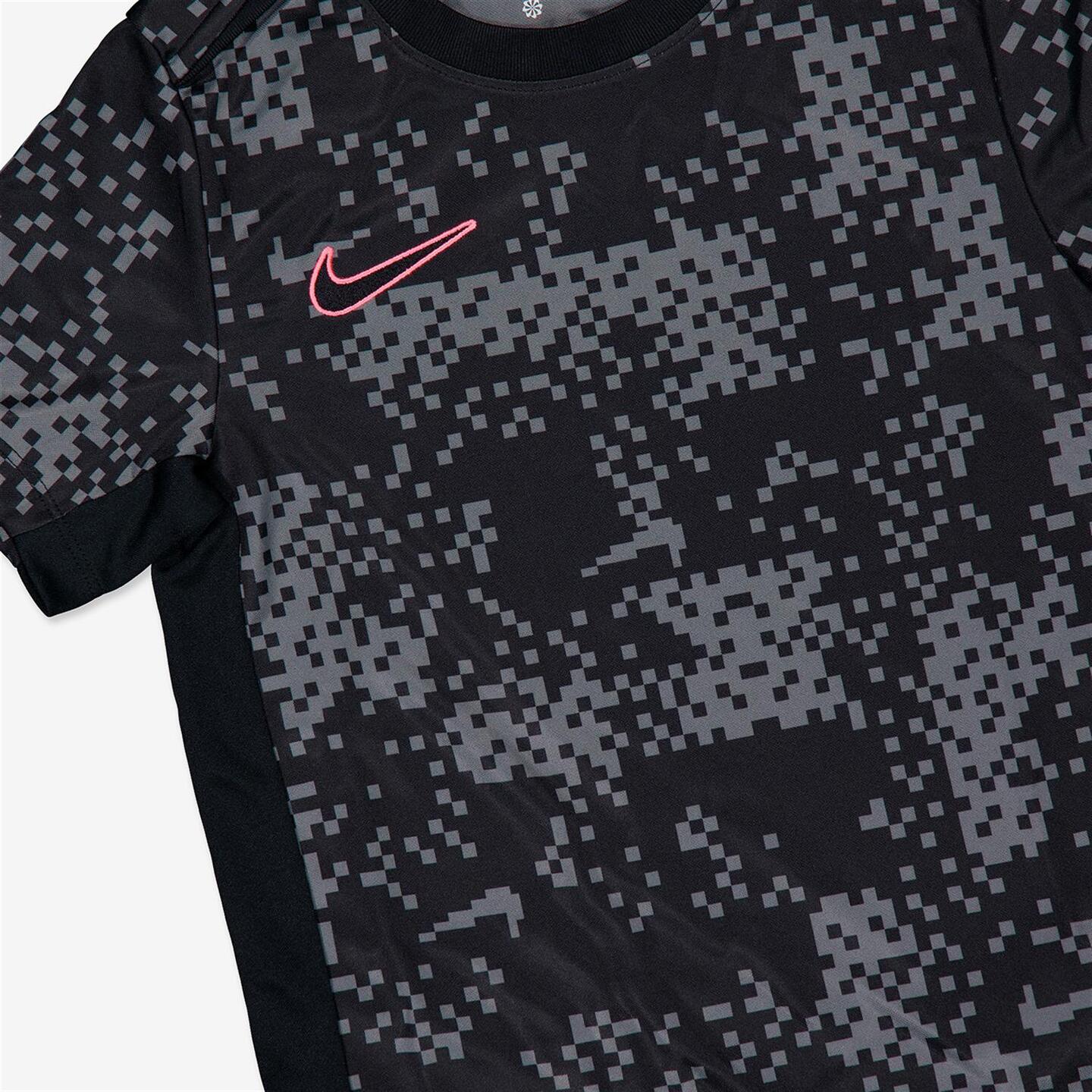 Nike Academy Graphic - gris - T-shirt Futebol Rapaz