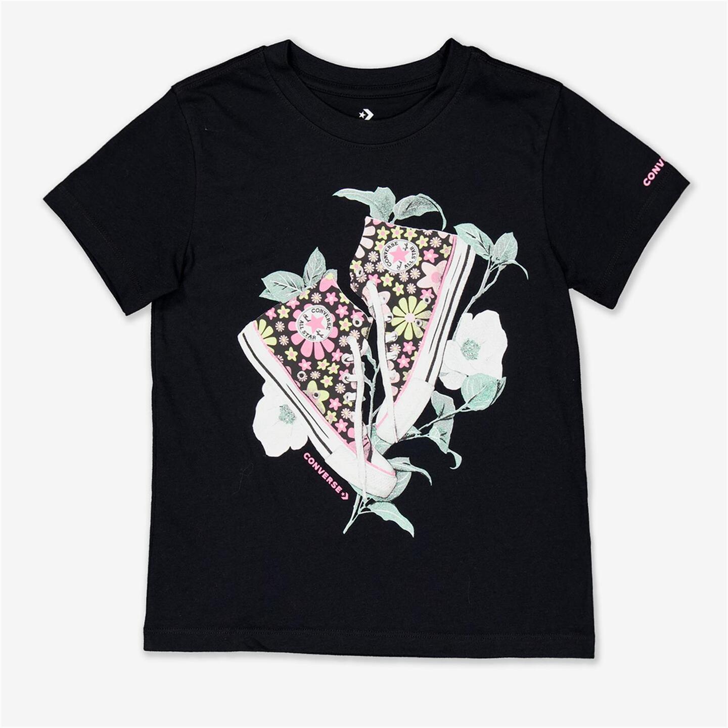 Camiseta Converse - negro - Camiseta Niña