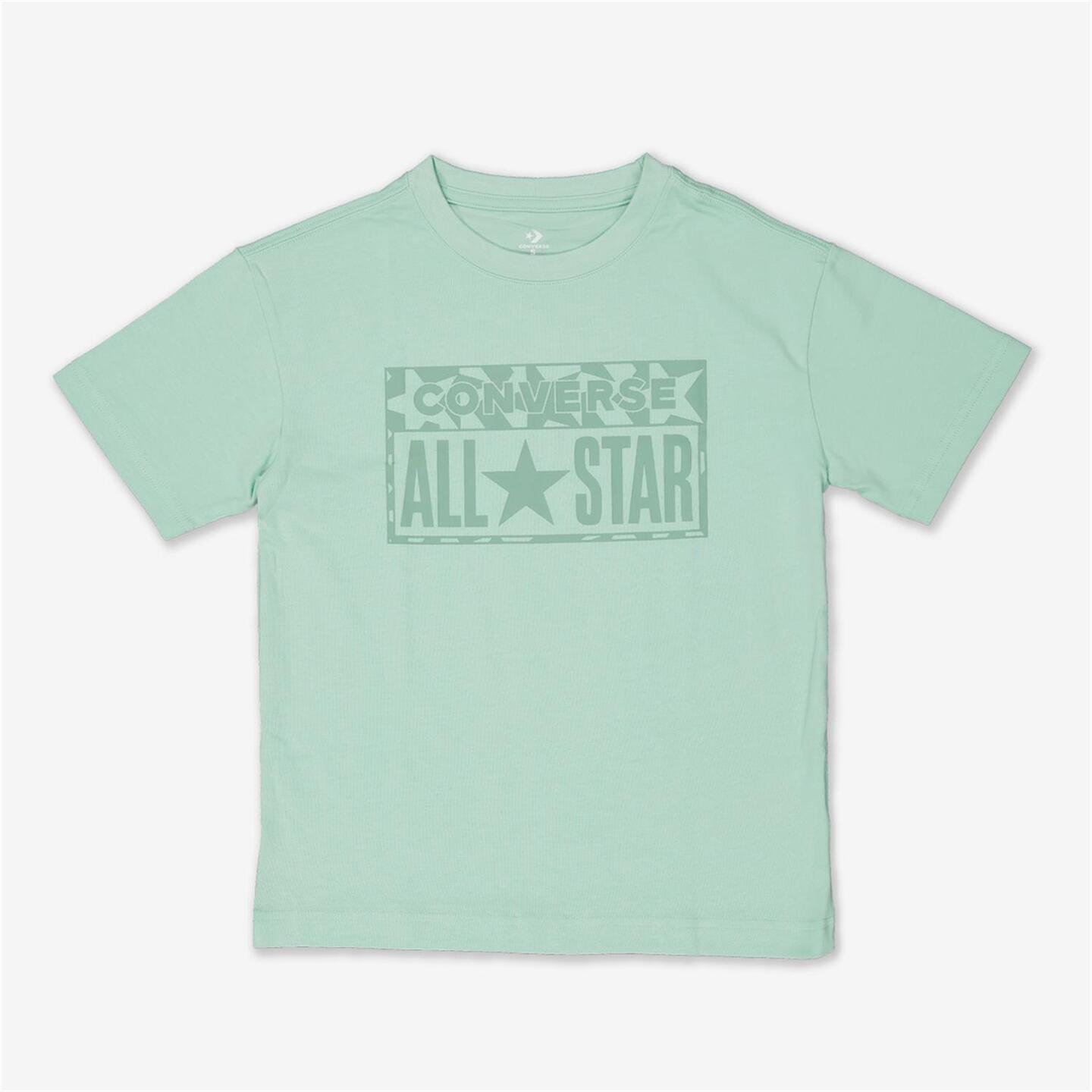 Camiseta Converse - verde - Camiseta Niño