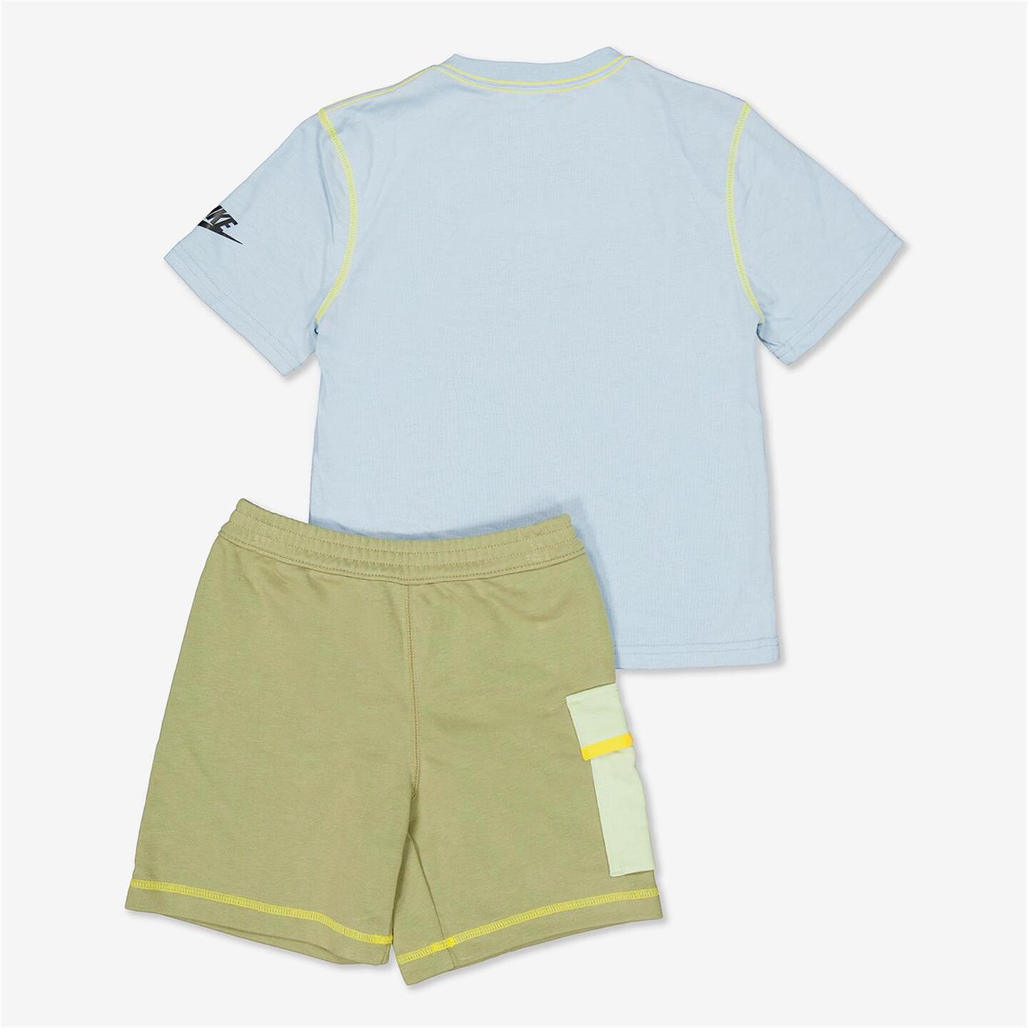 Conjunto Nike - verde - Conjunto Menino