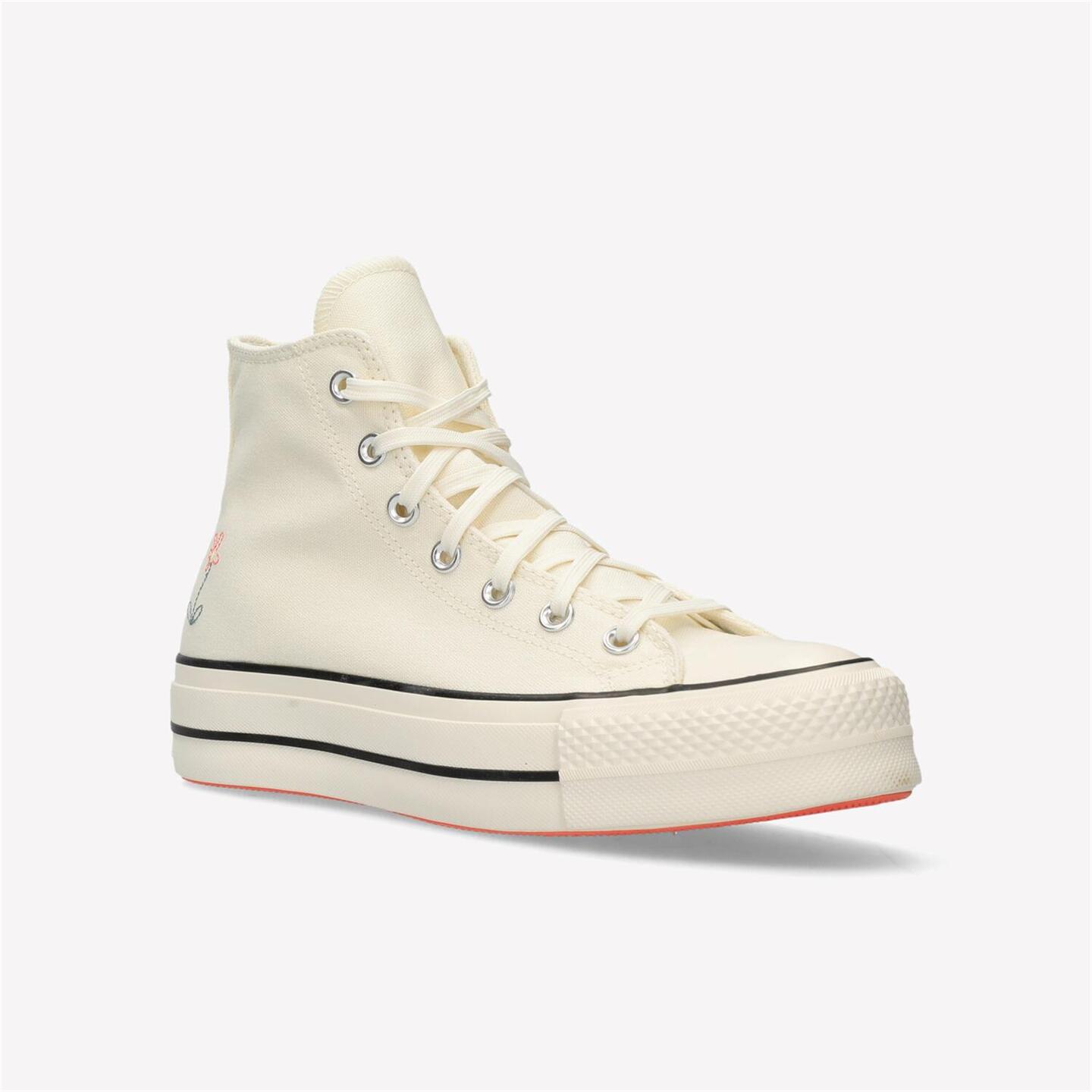 Converse Chuck Taylor All Star Lift Blanco Zapatillas Plataforma Mujer Sprinter