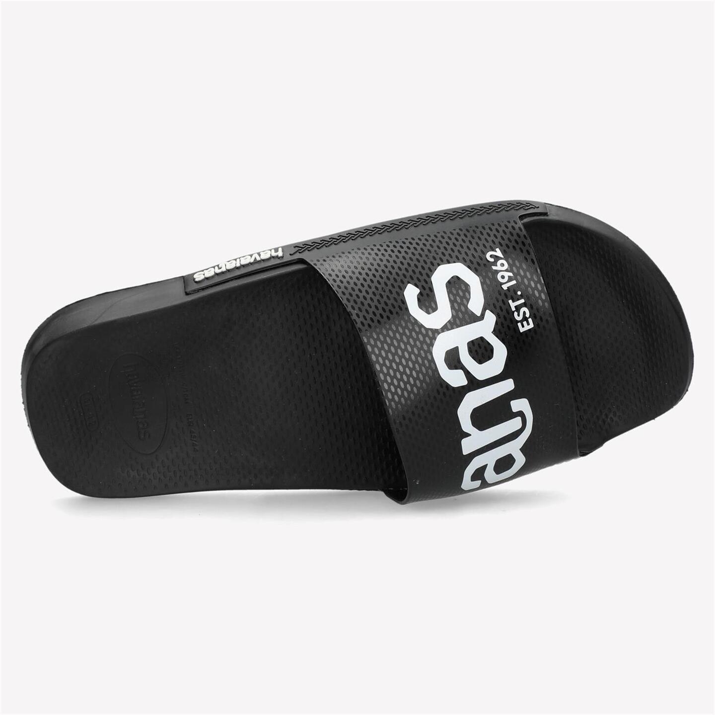 Chinelos Slide Havaianas - negro - Chinelos Pala Homem