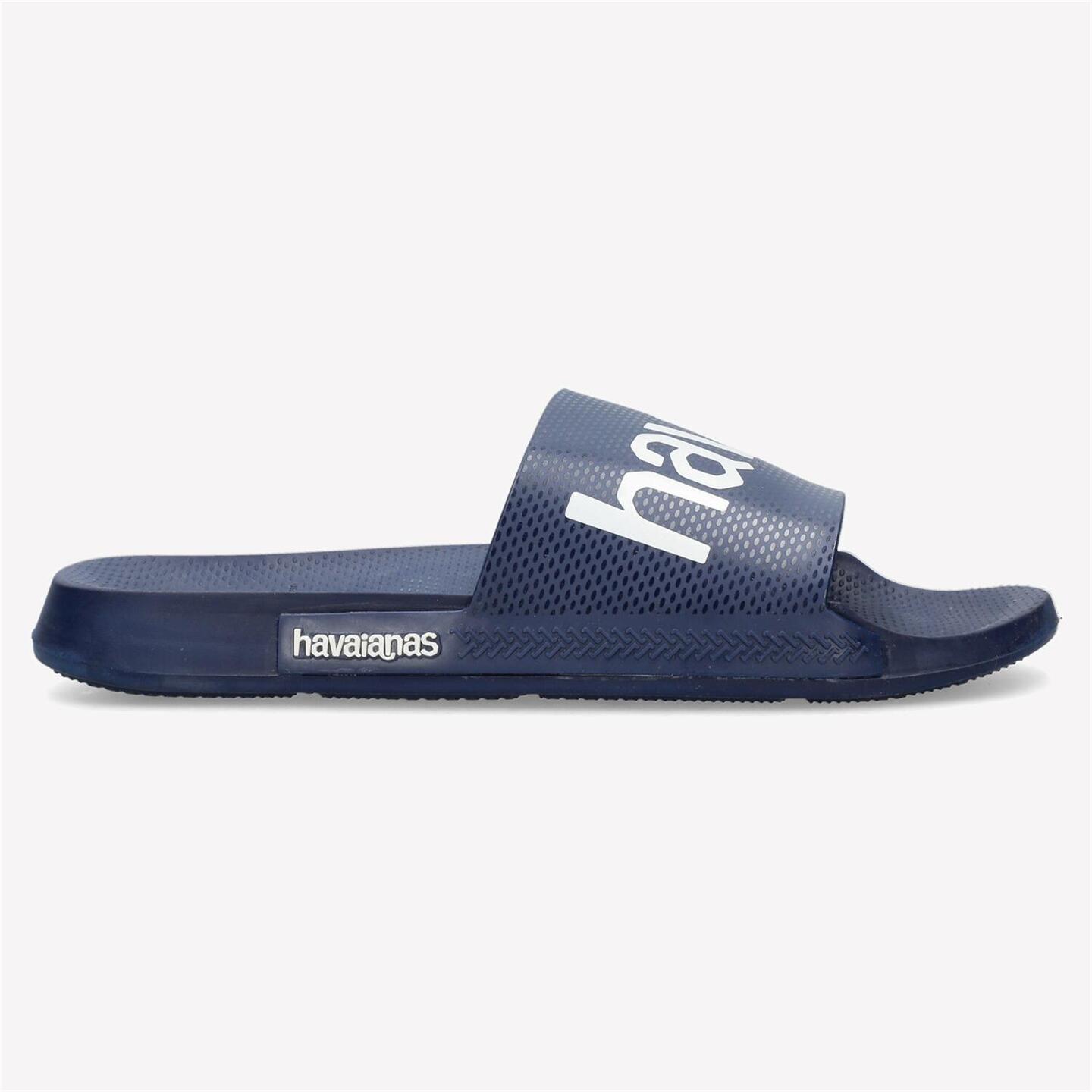 Chanclas Playa Havaianas - azul - Chanclas Pala Slide Hombre