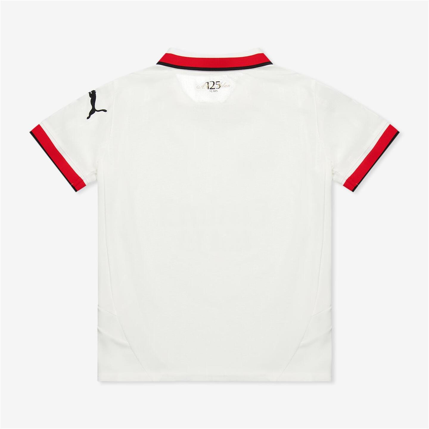 Camiseta Ac Milán 2ª Equip. 24/25 - blanco - Fútbol Niño