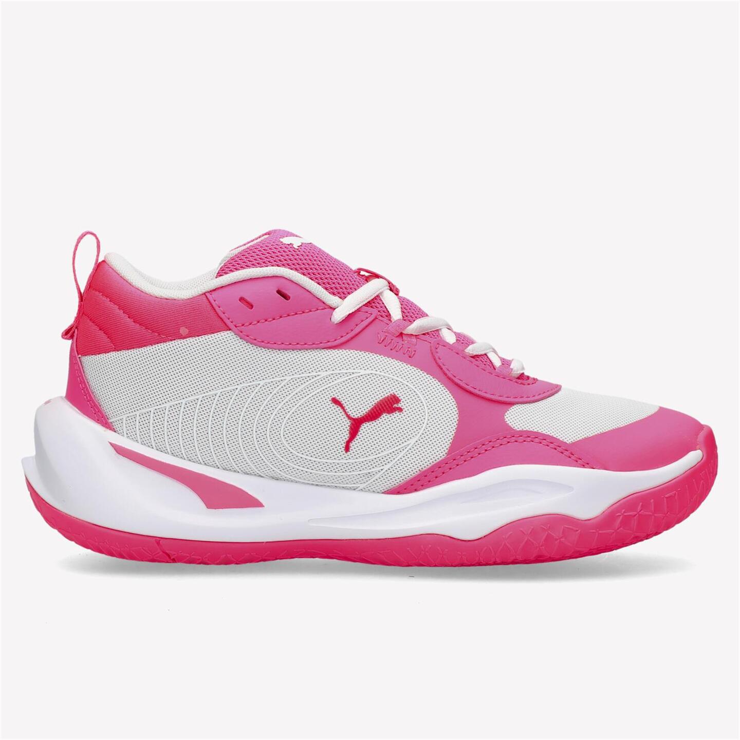 Puma Playmaker - blanco - Zapatillas Baloncesto Junior