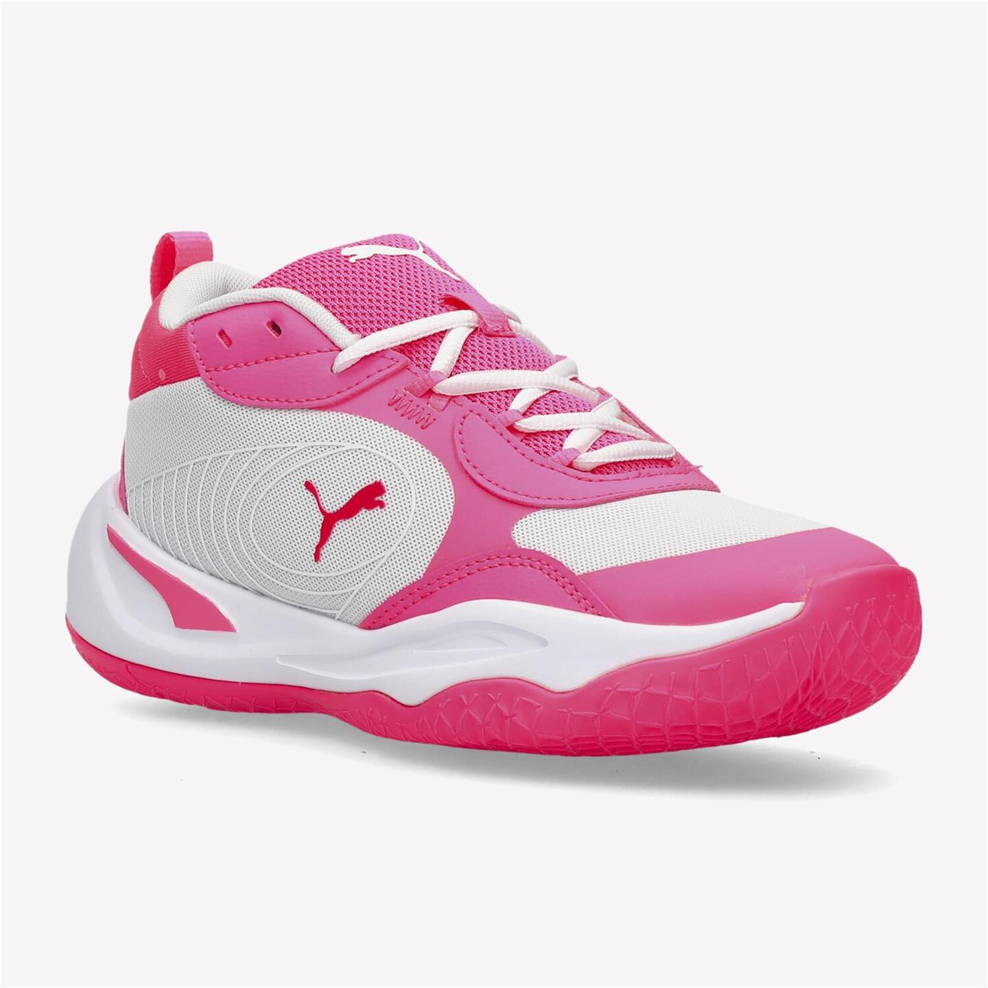 Puma Playmaker - blanco - Zapatillas Baloncesto Junior