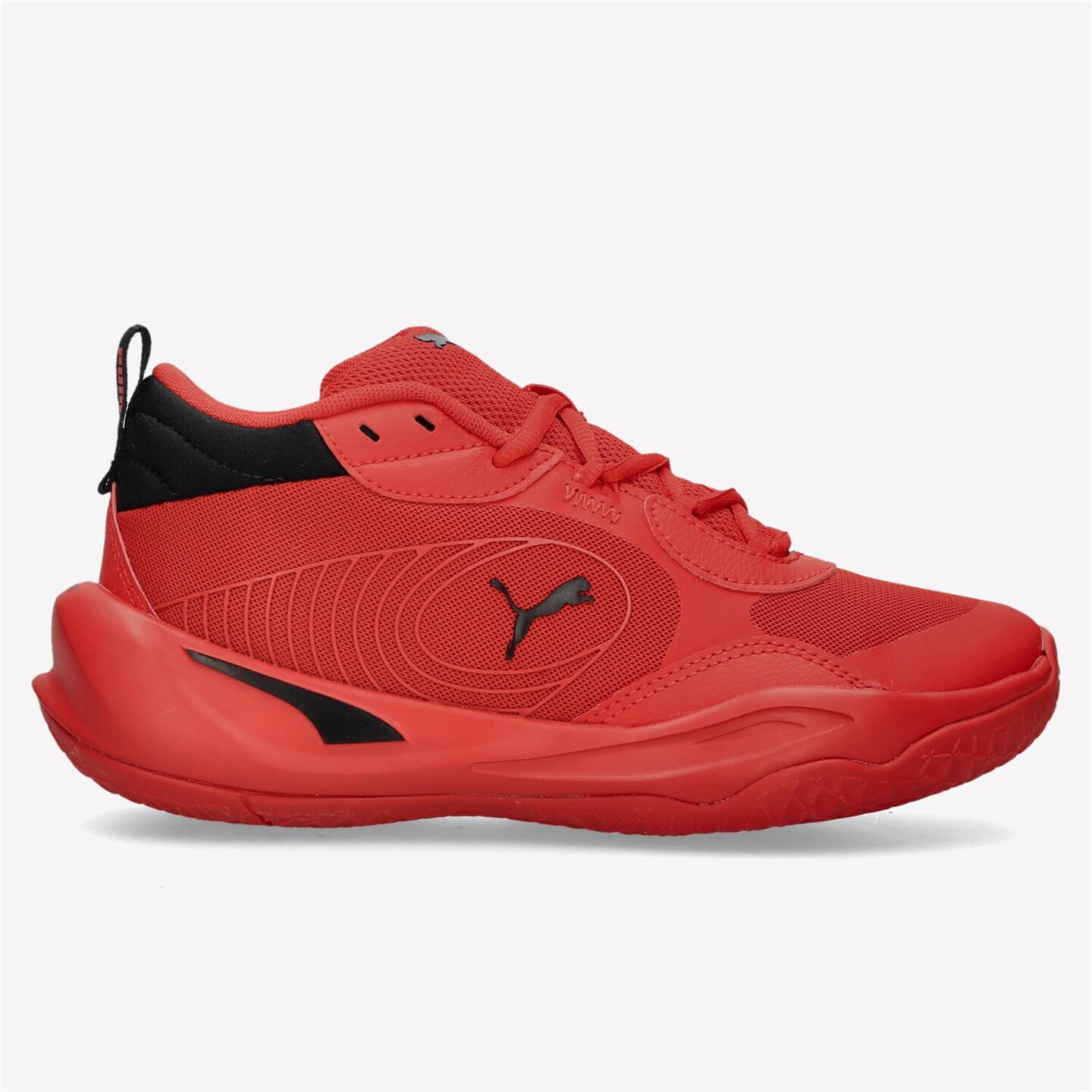 Puma Playmaker - rojo - Sapatilhas Basquetebol Júnior