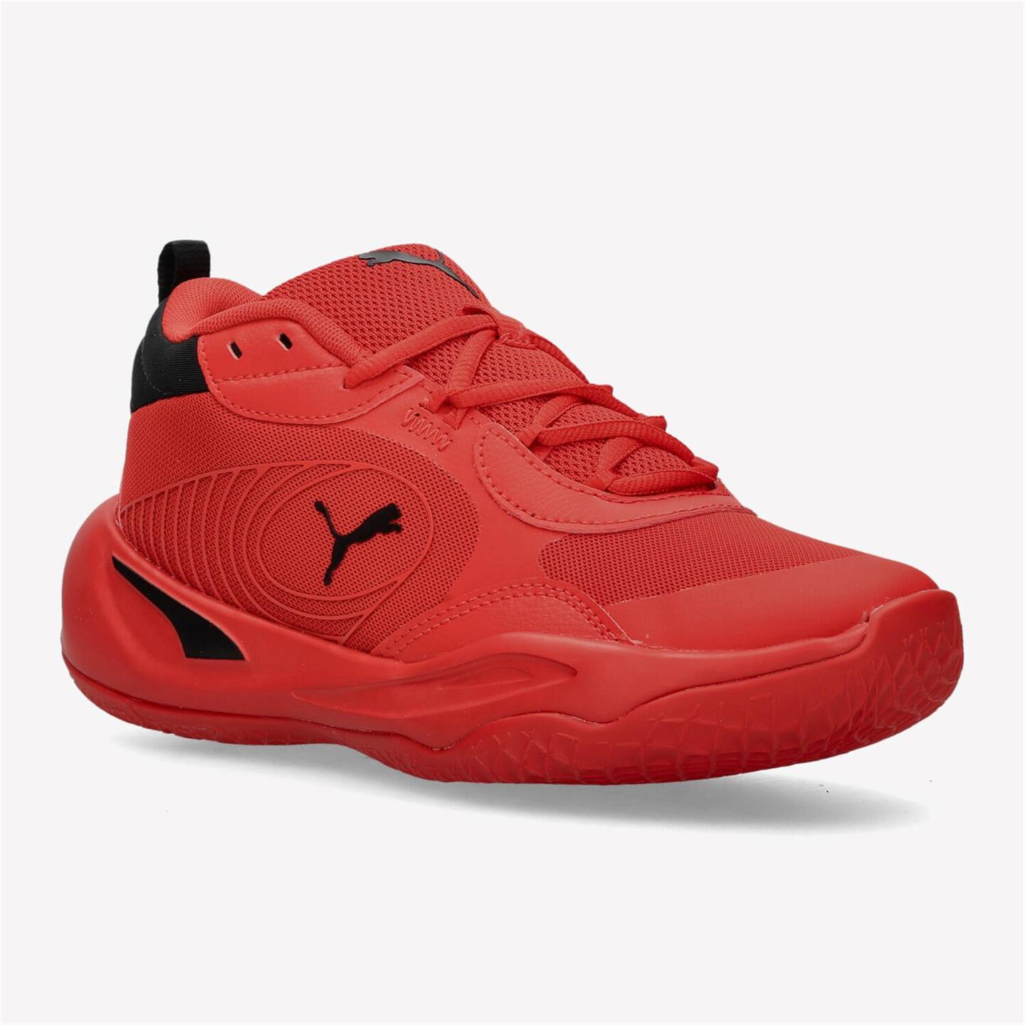 Puma Playmaker - rojo - Sapatilhas Basquetebol Júnior