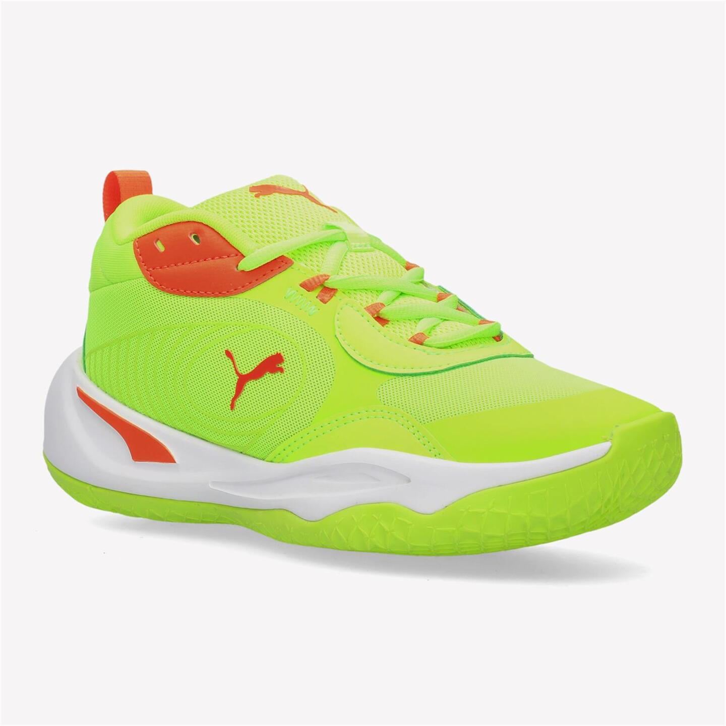 Puma Playmaker - verde - Zapatillas Baloncesto Junior