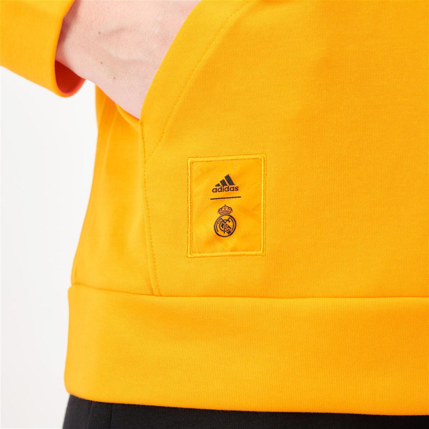 Sudadera Real Madrid - naranja - Sudadera Capucha Mujer