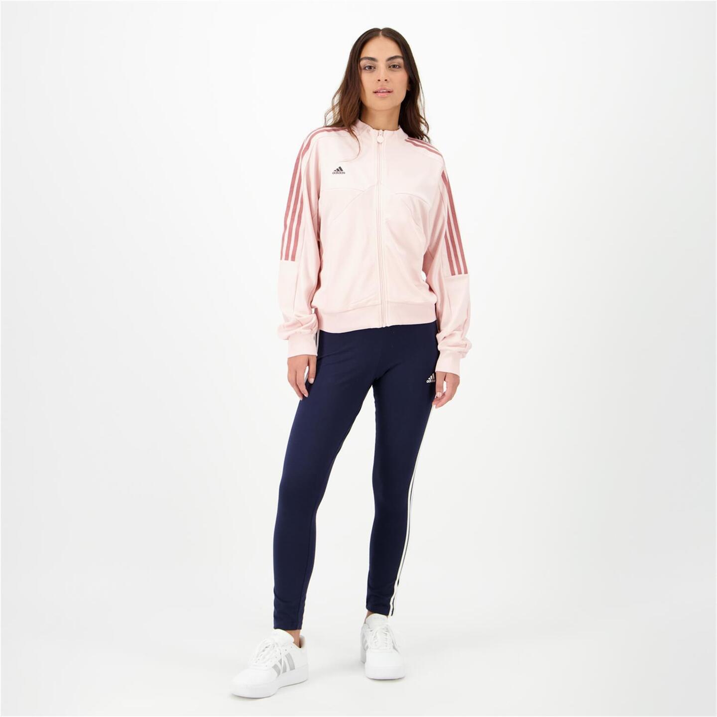 adidas Tiro Rosa Sudadera Cremallera Mujer Sprinter