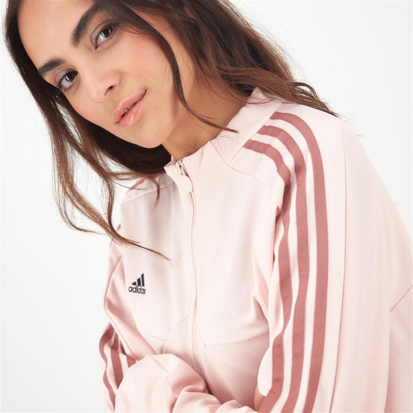 adidas Tiro Rosa Sudadera Cremallera Mujer Sprinter