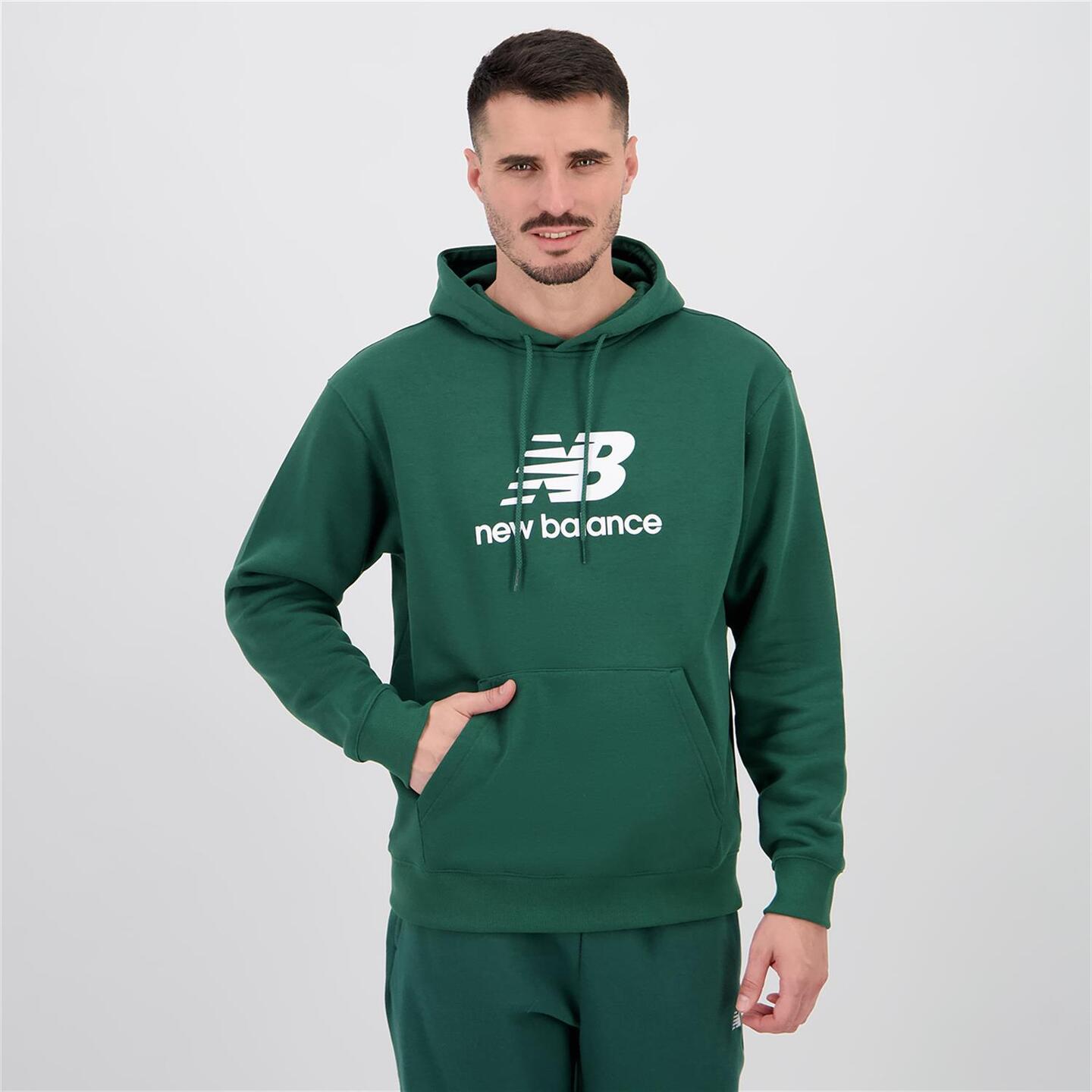 Sudadera New Balance Verde Sudadera Capucha Hombre Sprinter