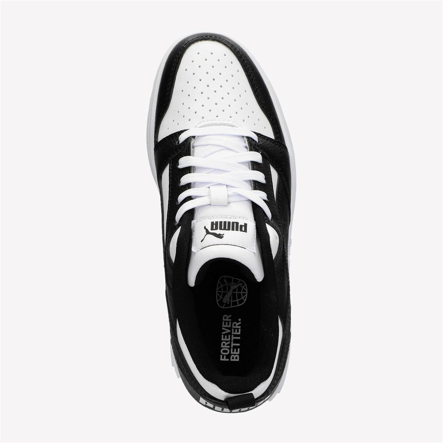 Puma Rebound V6 Lo - blanco - Sapatilhas Rapaz