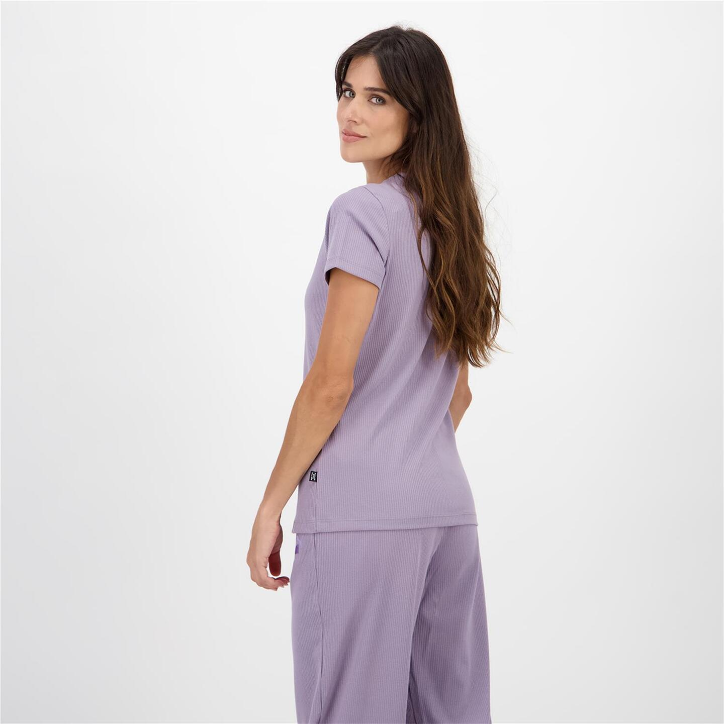 Puma Material - morado - Camiseta Mujer